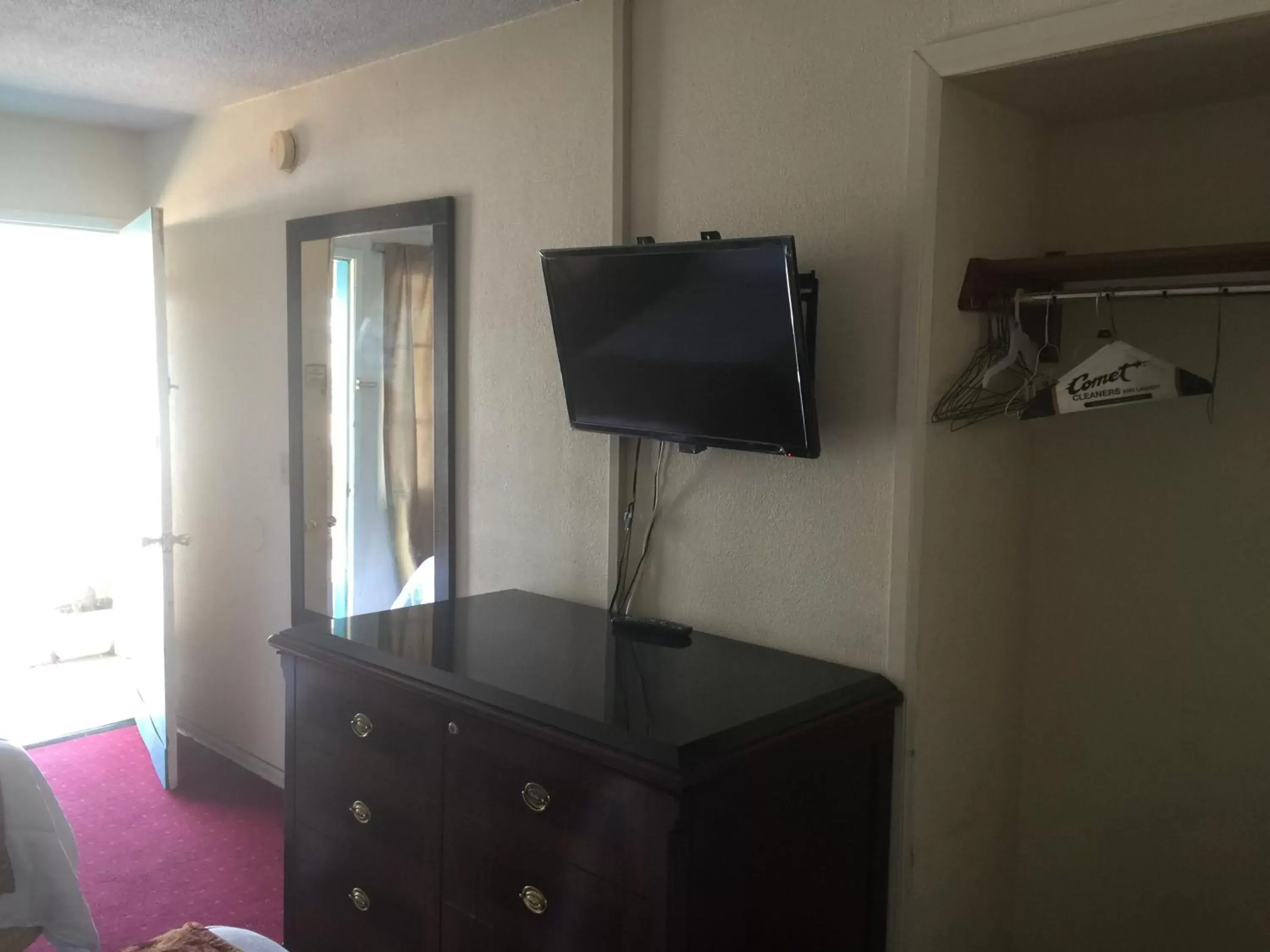 TV/Entertainment Center in Frontier Motel