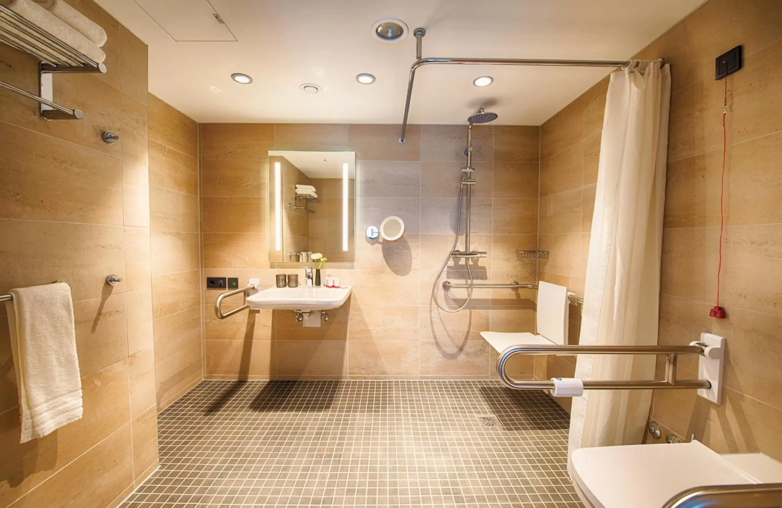 Bathroom in Leonardo Royal Hotel Ulm