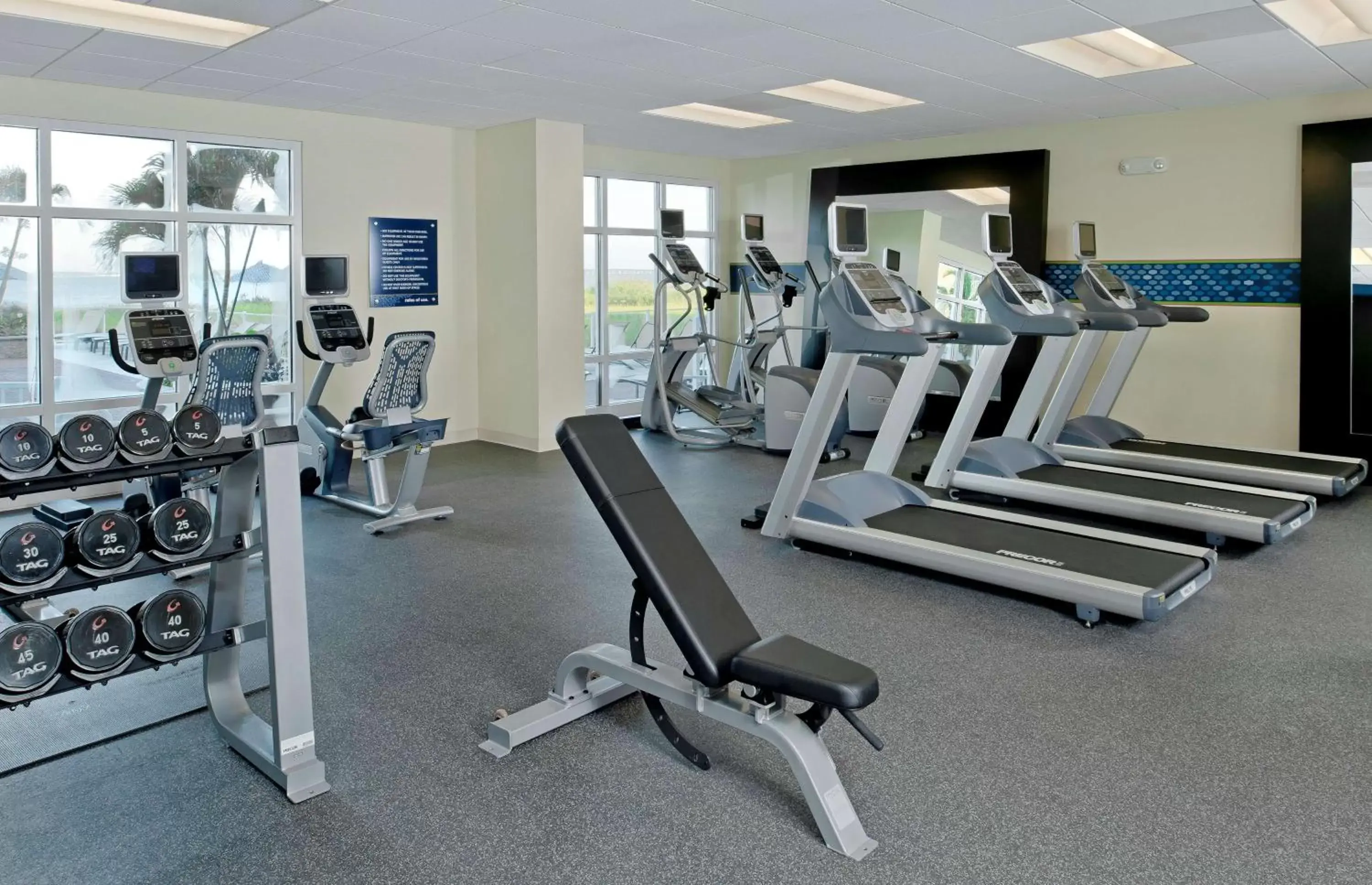 Fitness centre/facilities, Fitness Center/Facilities in Hampton Inn & Suites Ocean City
