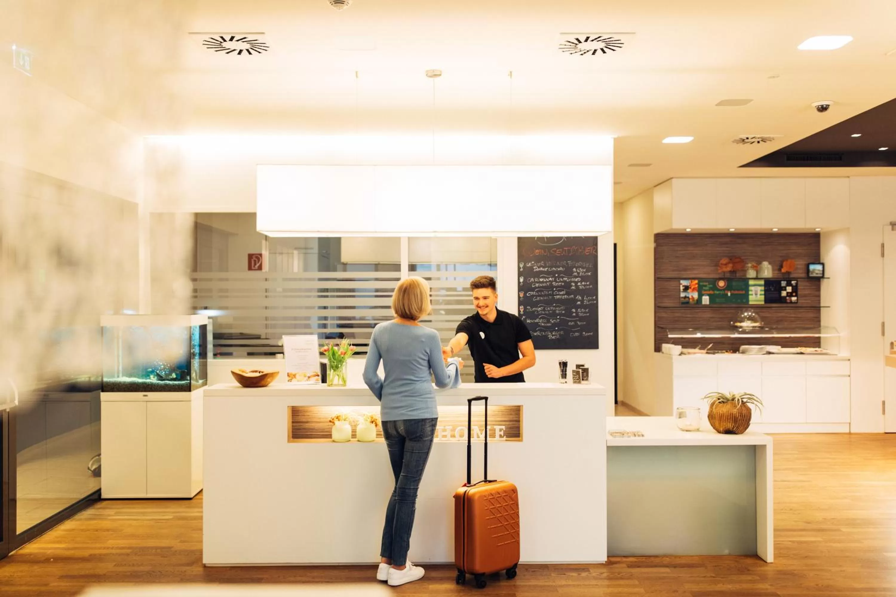 Lobby or reception in harry's home Dornbirn hotel & apartments