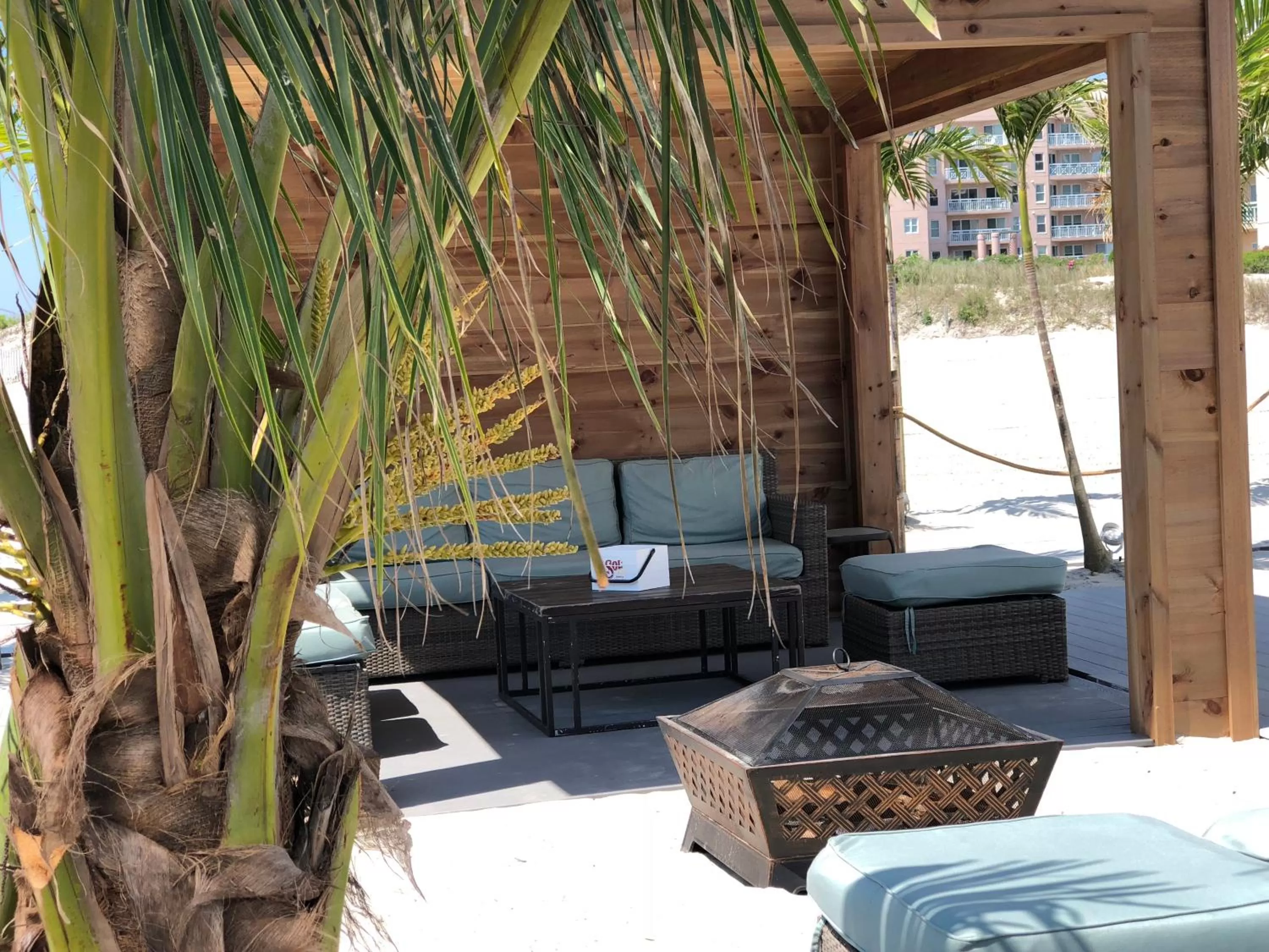 Seating area in ICONA Diamond Beach