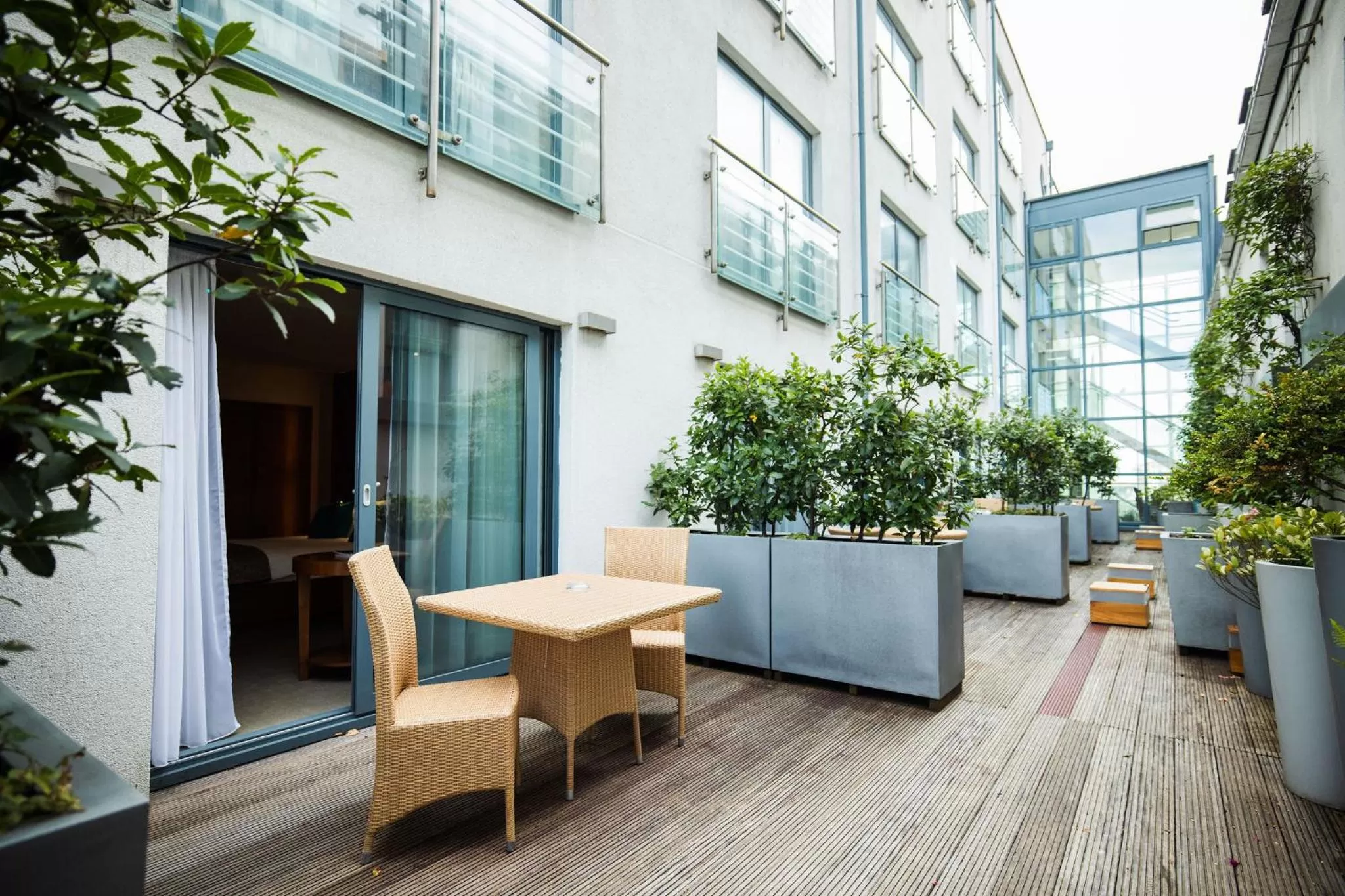 Patio in The Royal Yacht