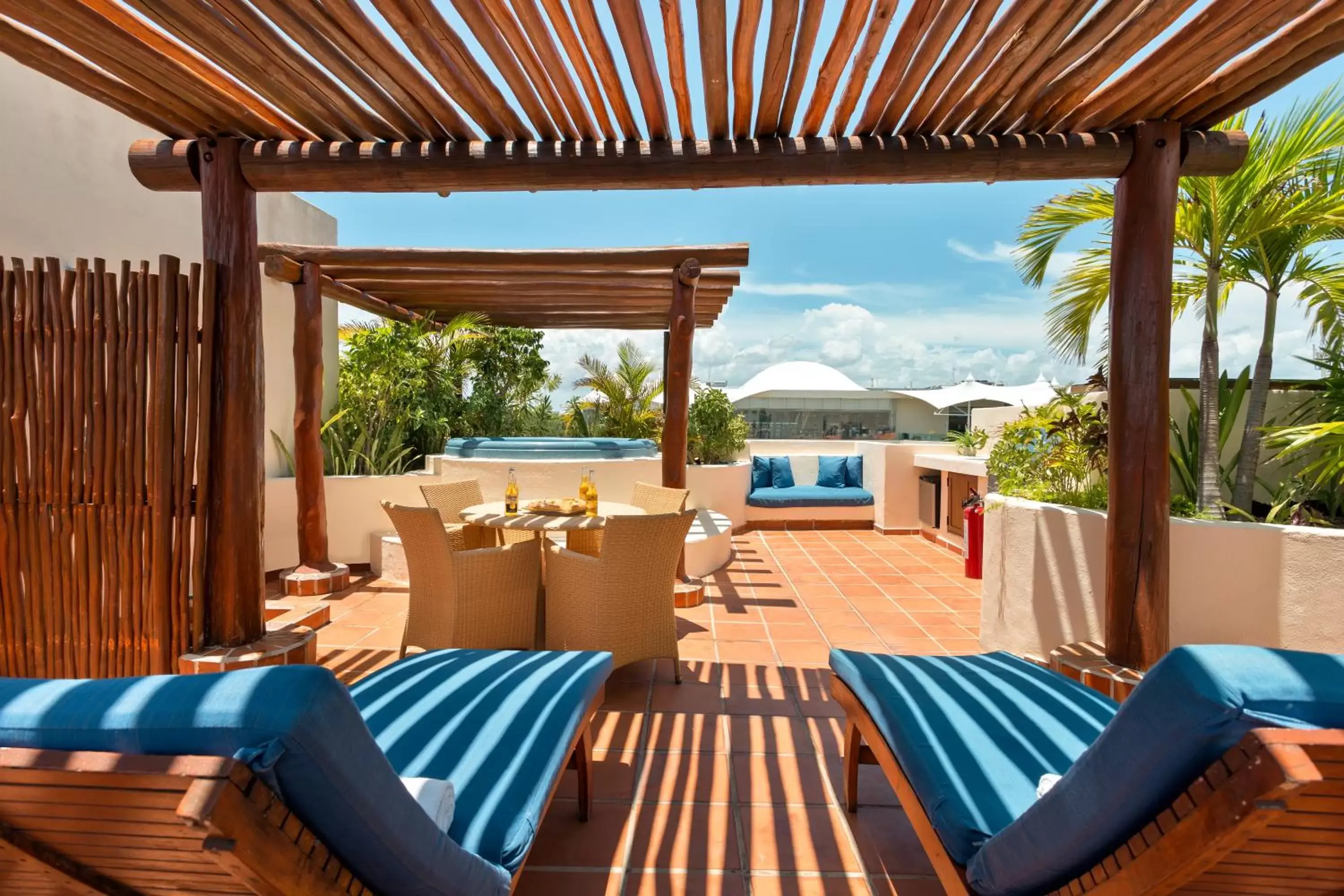 Patio in Porto Playa Condo Hotel and Beach Club