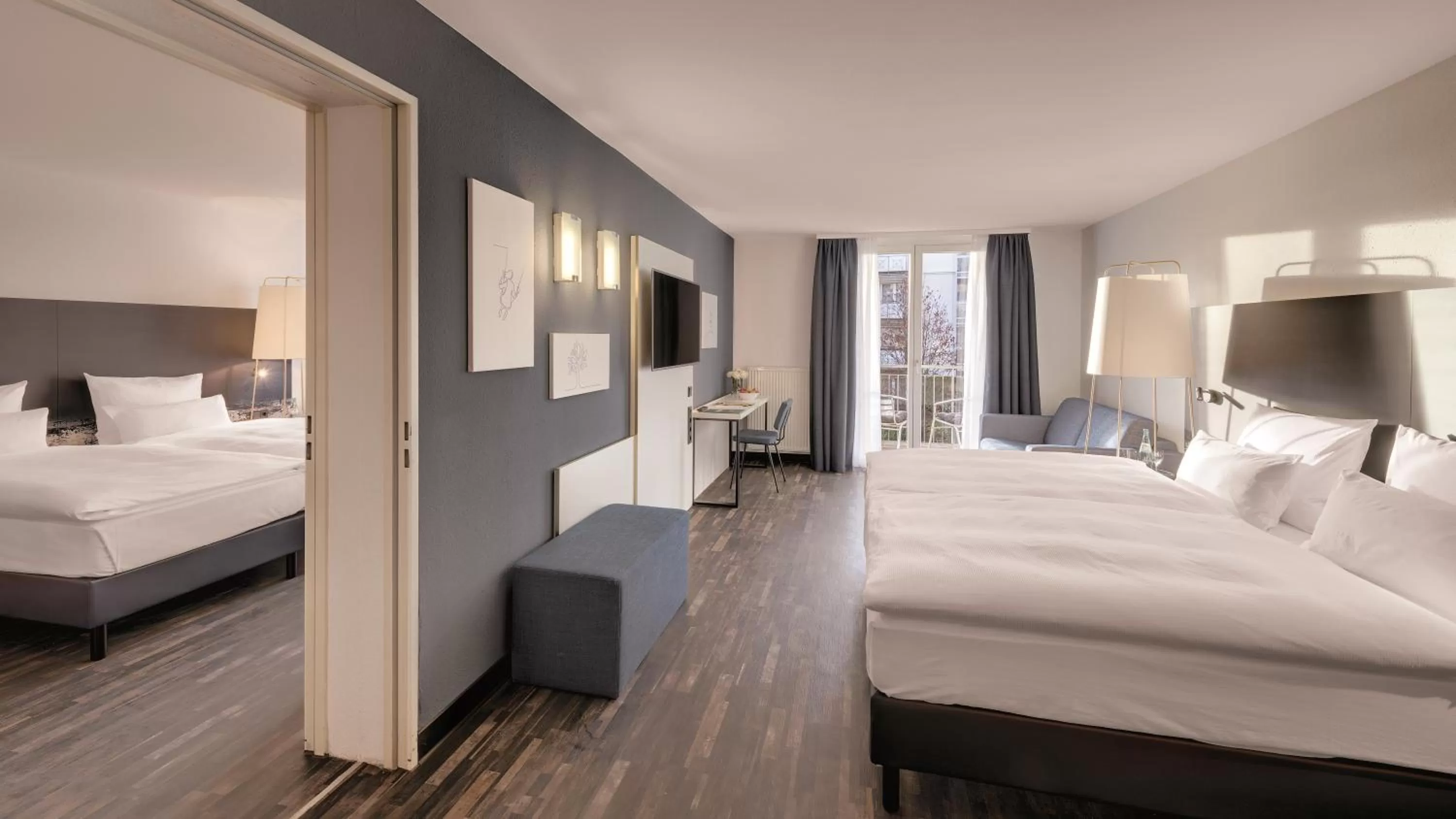 Bed in Hotel the YARD Bad Honnef