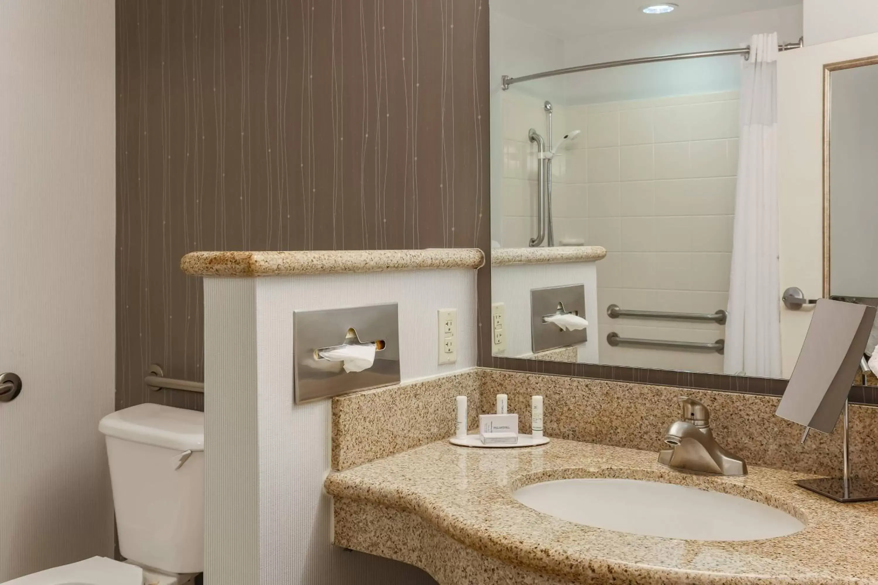 Bathroom in Courtyard By Marriott Las Vegas Stadium Area