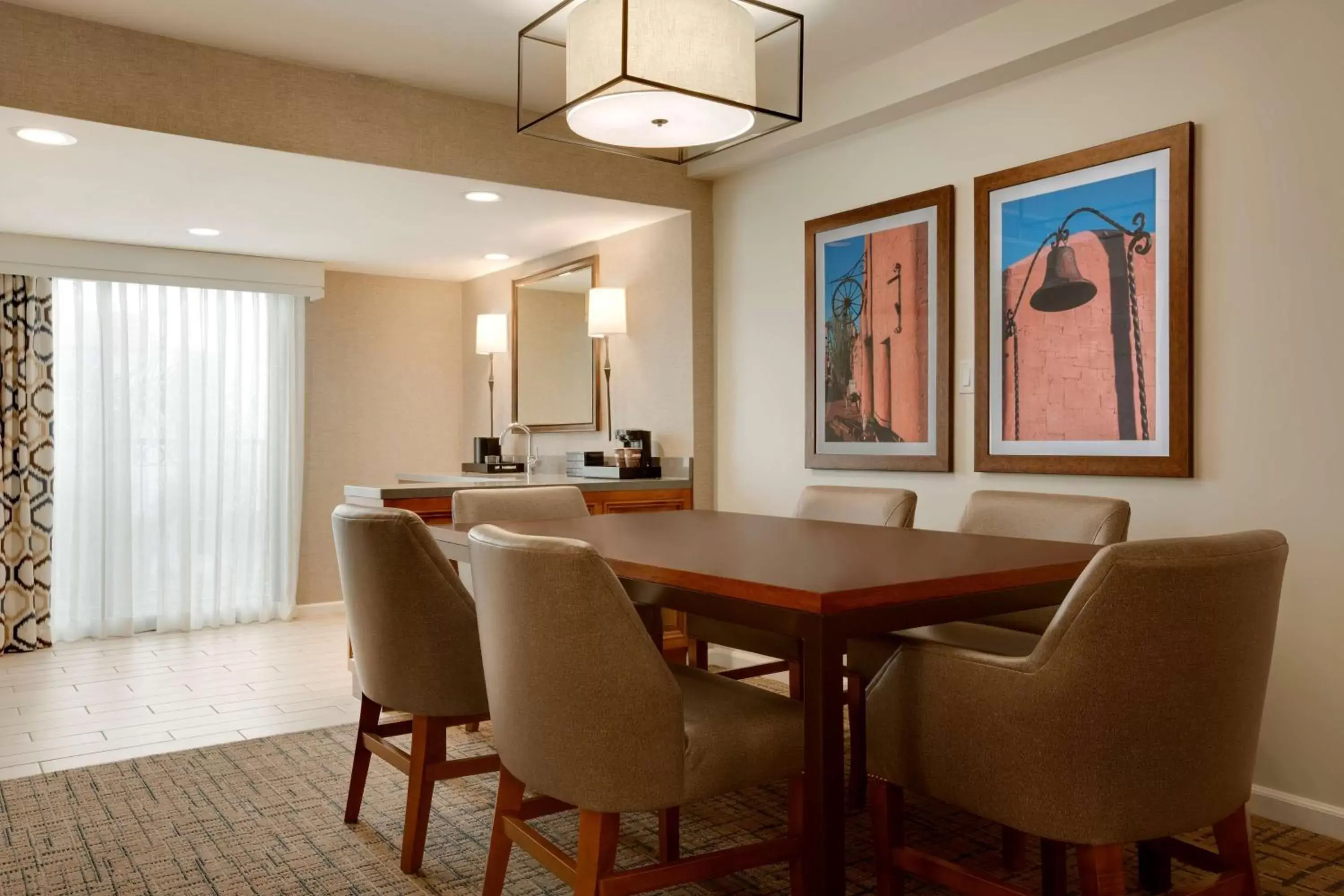Living room, Dining Area in Embassy Suites by Hilton Scottsdale Resort