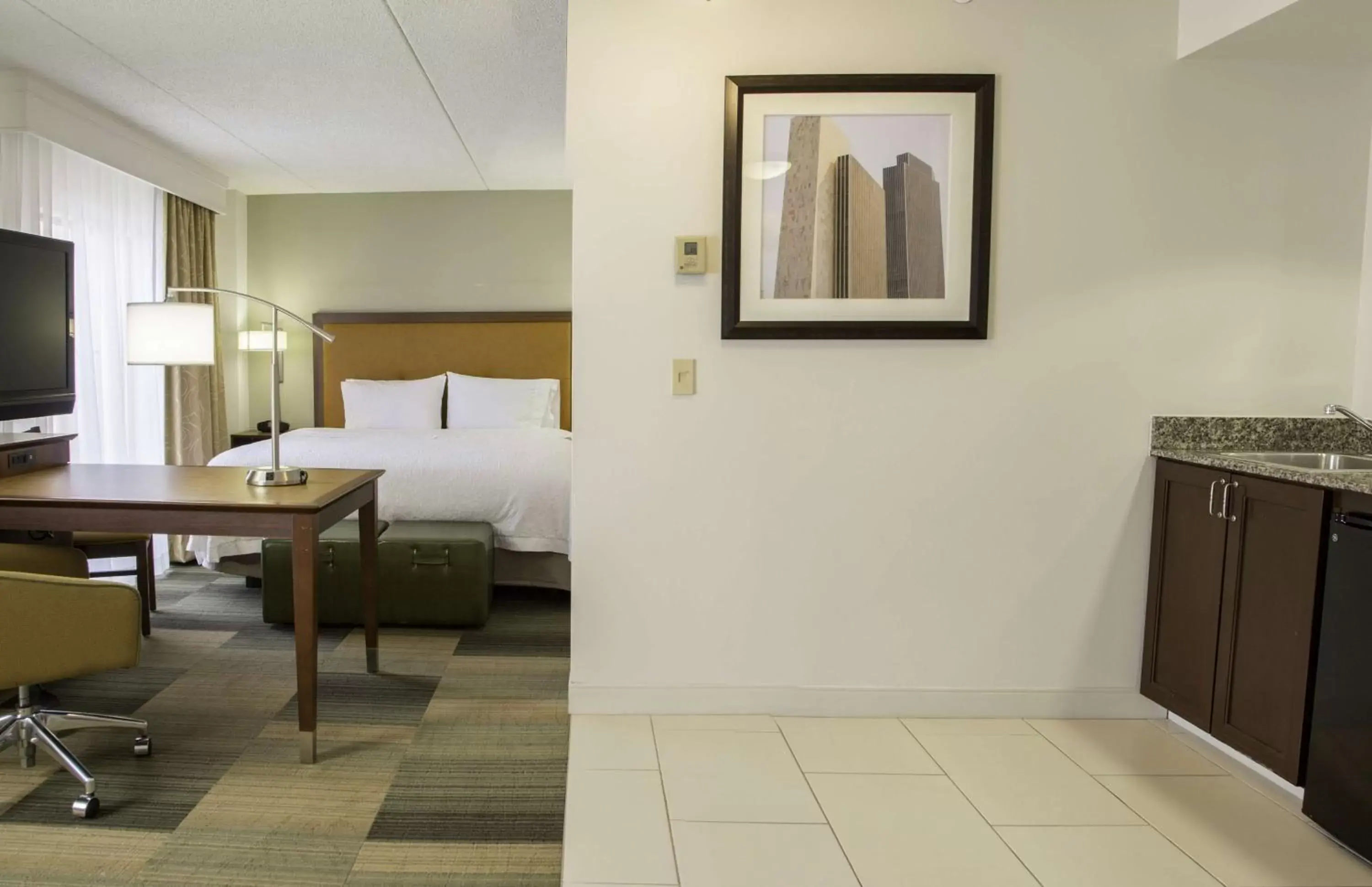 Other, Bed in Hampton Inn & Suites Albany-Downtown