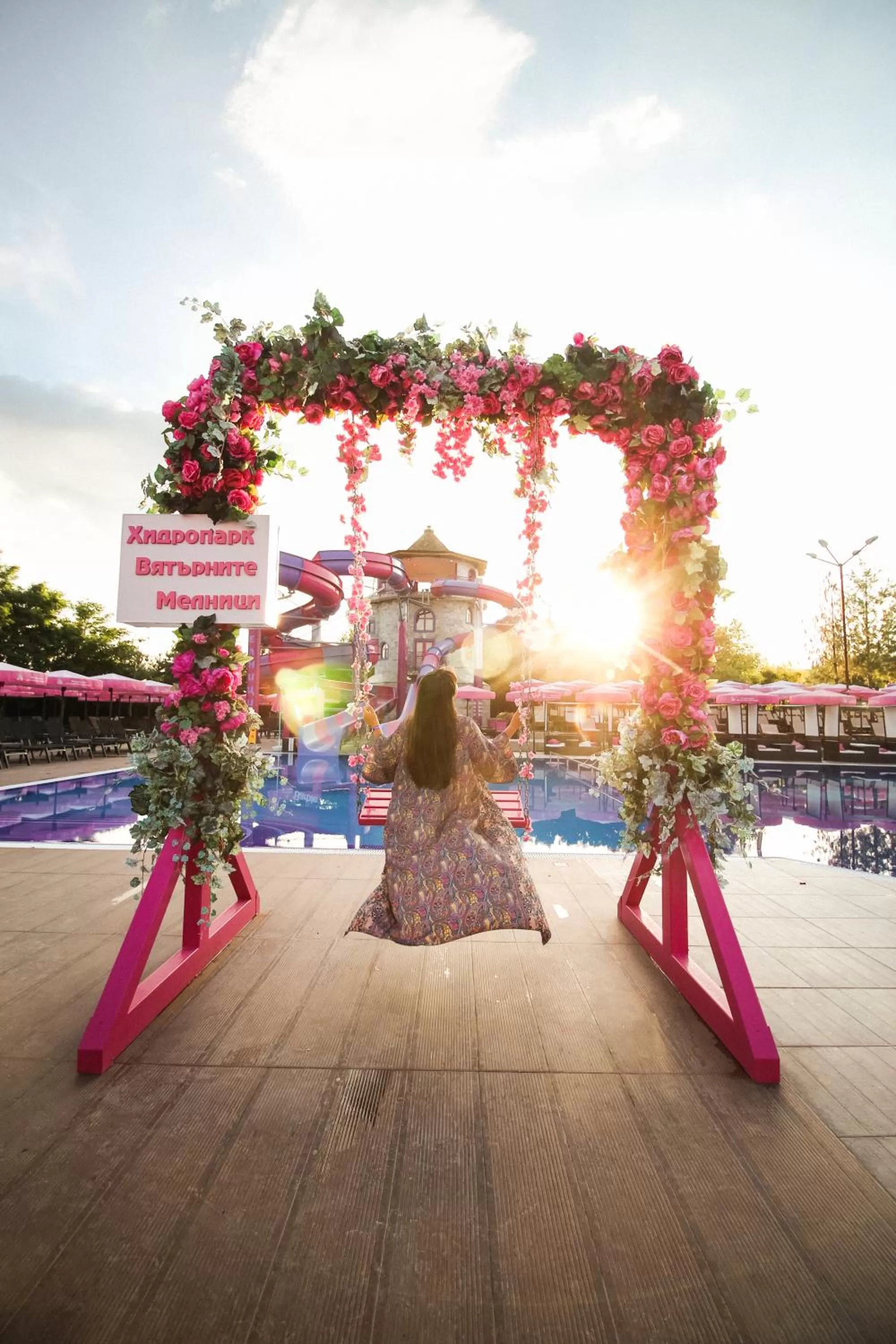 Pool view in The Wind Mills Hydropark