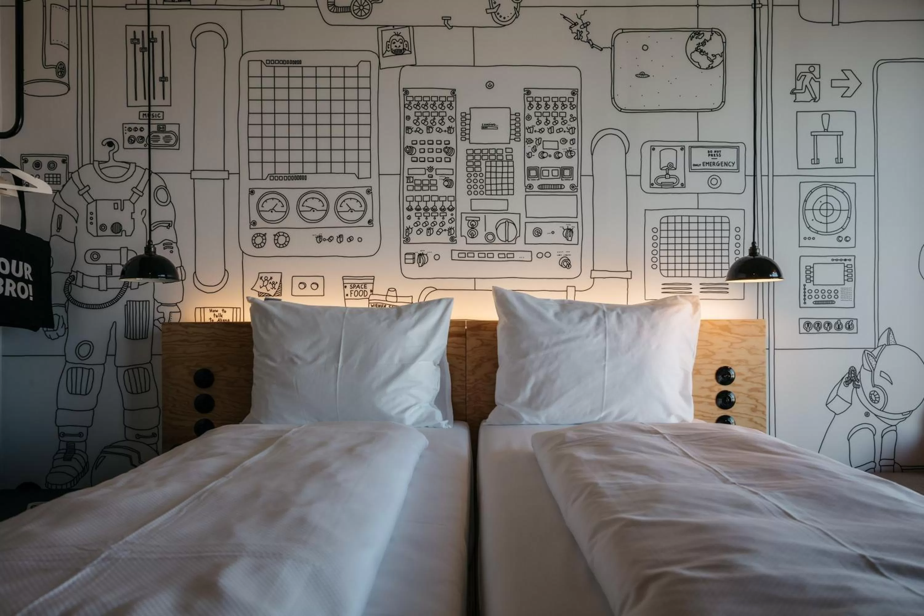 Bed in Superbude Wien Prater