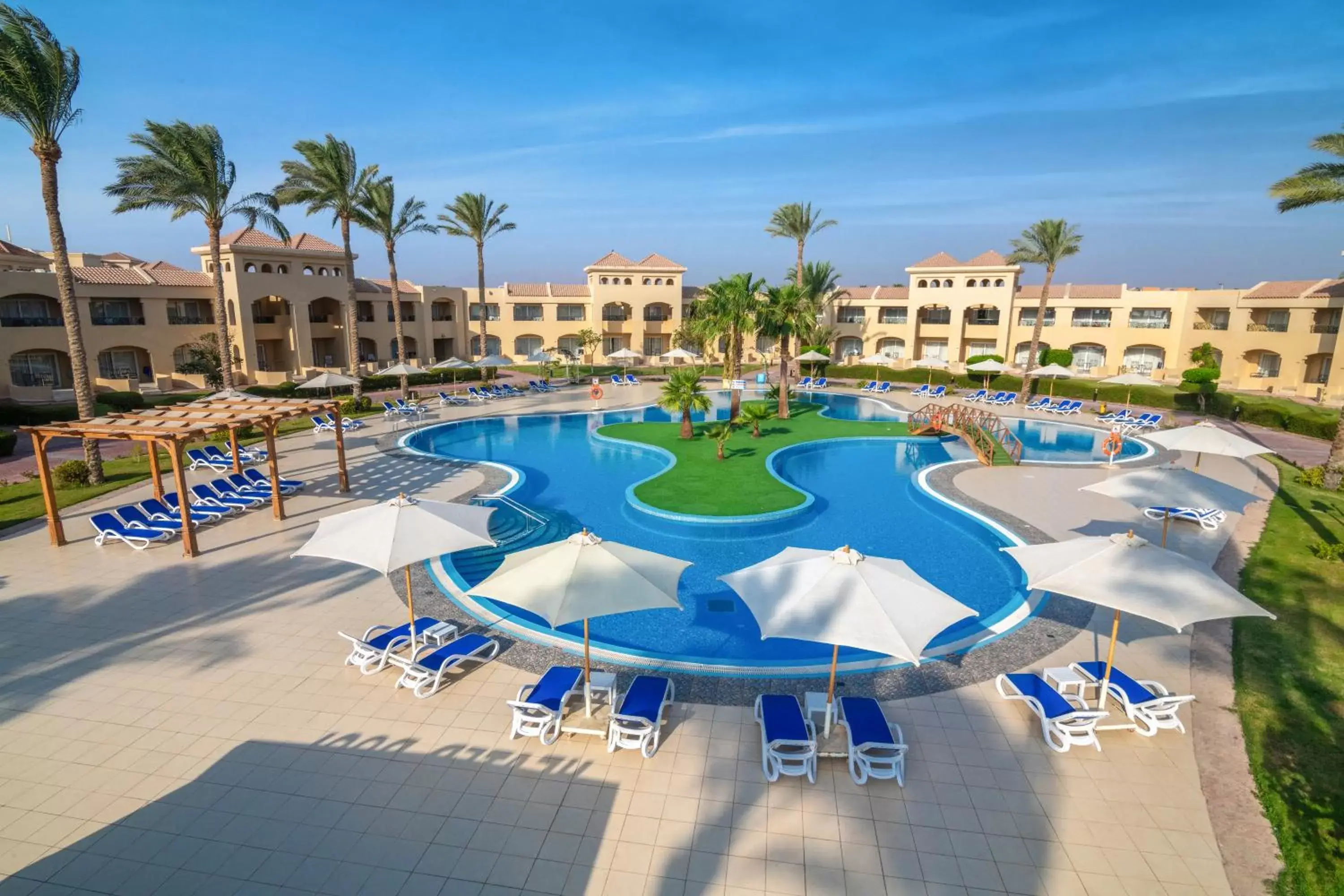 Swimming pool, Pool View in Cleopatra Luxury Resort Makadi Bay