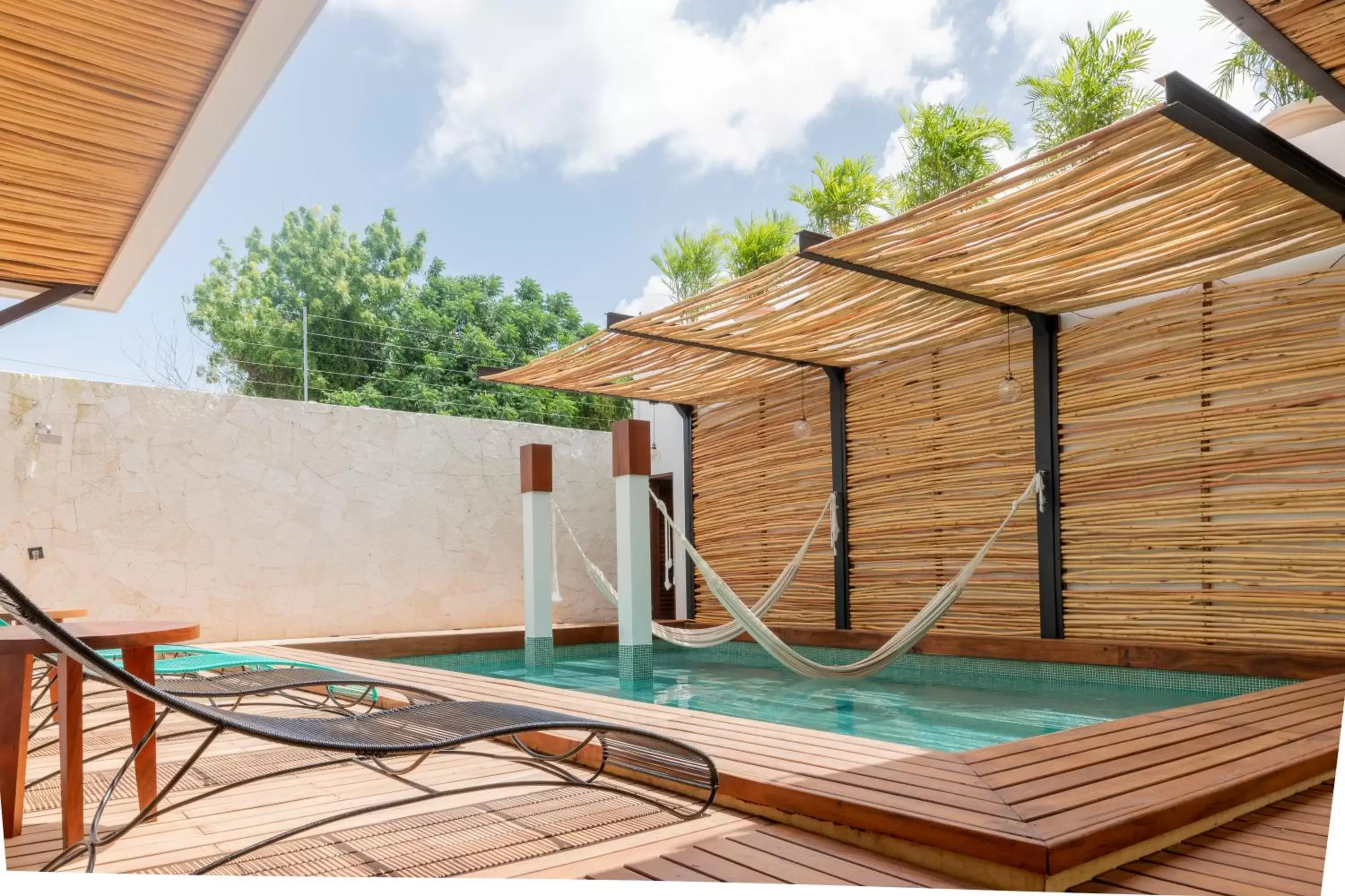 Pool view, Swimming Pool in La Galuna Bacalar