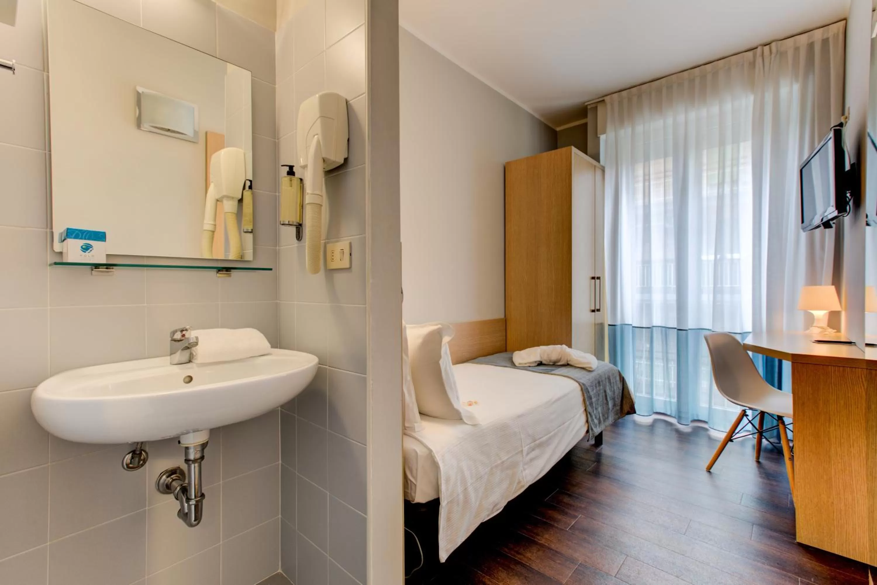 Bathroom, Bed in BeYou Hotel Polo