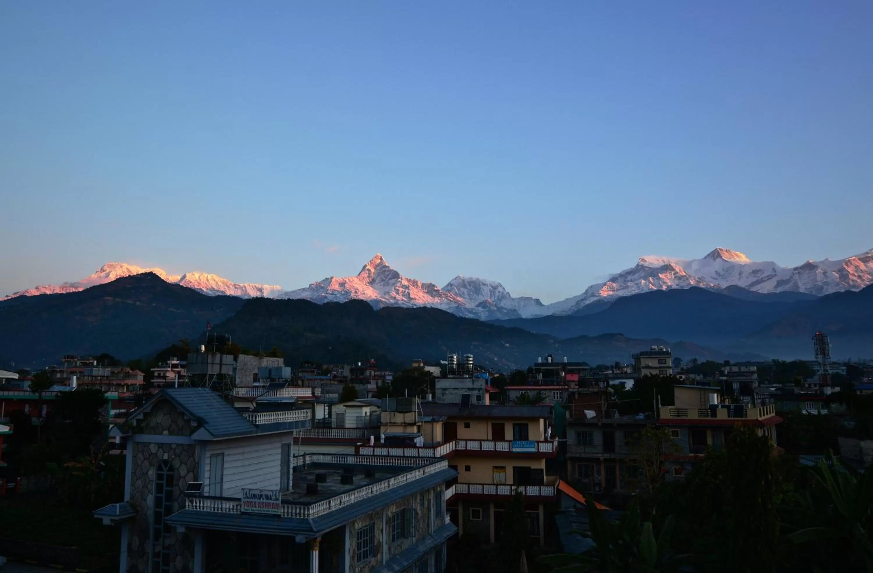 Mountain view in New Annapurna Guest House