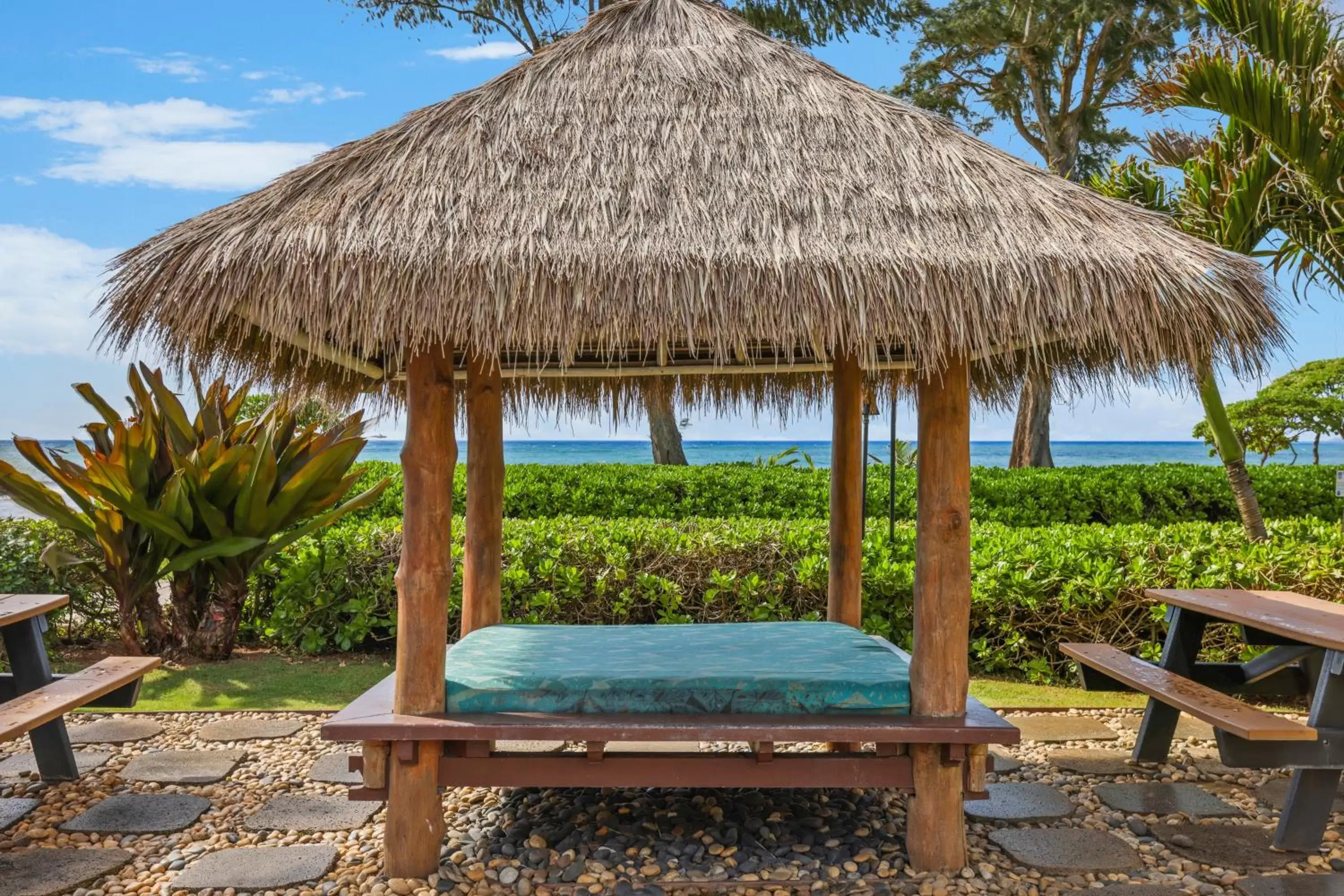 Pool view in Aston Islander On The Beach