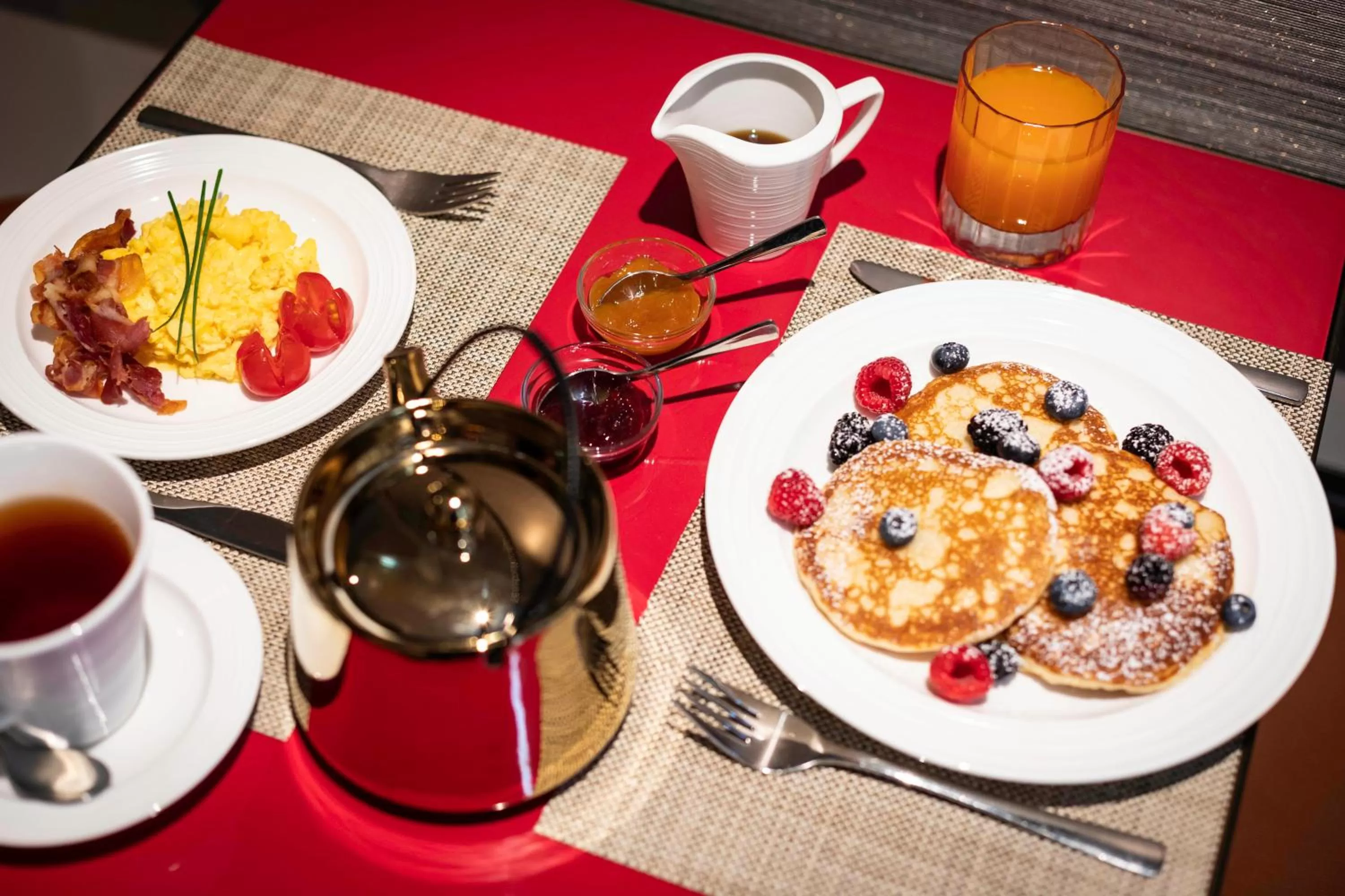 Food close-up in The Market Urban Hotel