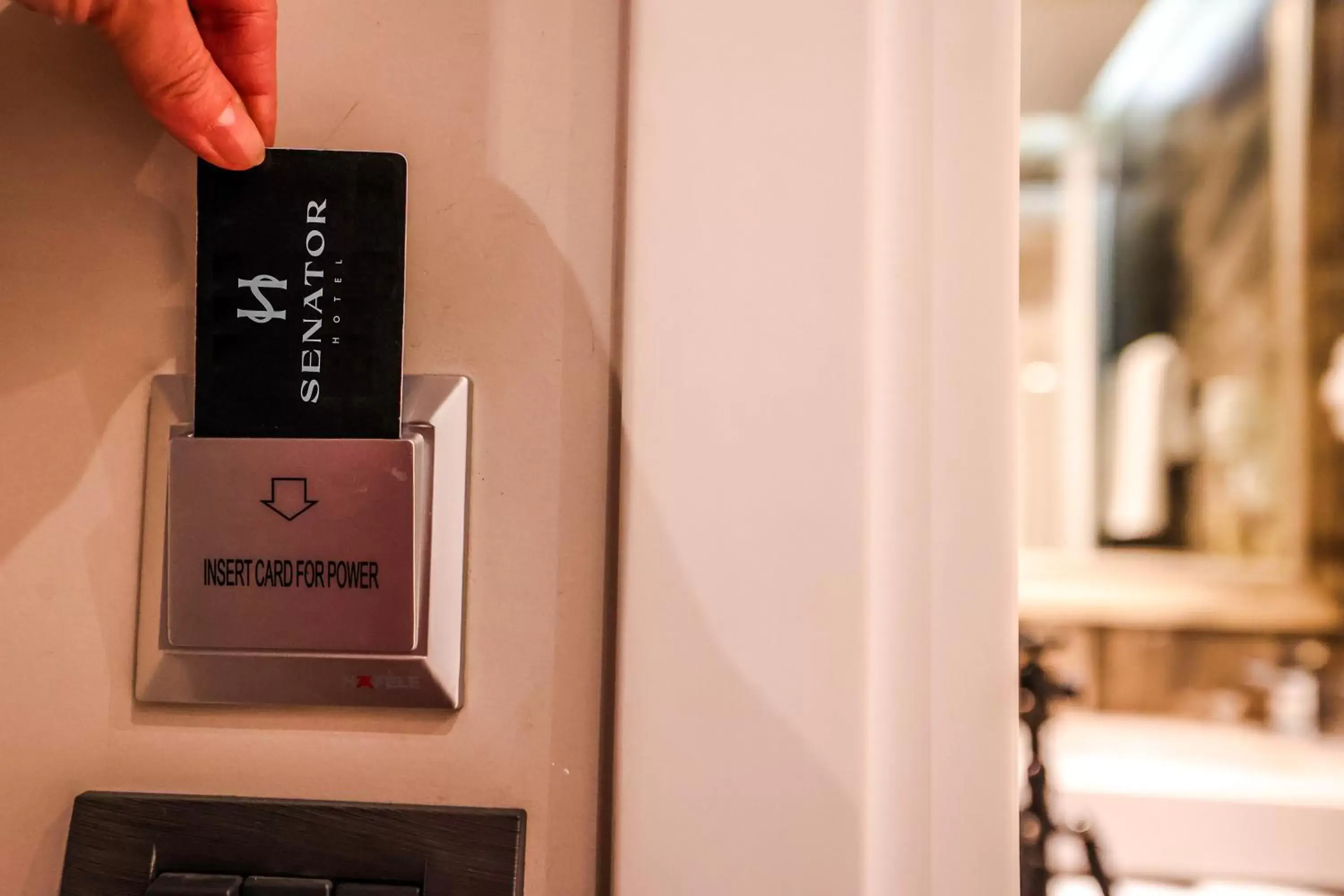 Bedroom in Senator Hotel Bedroom in Senator Hotel