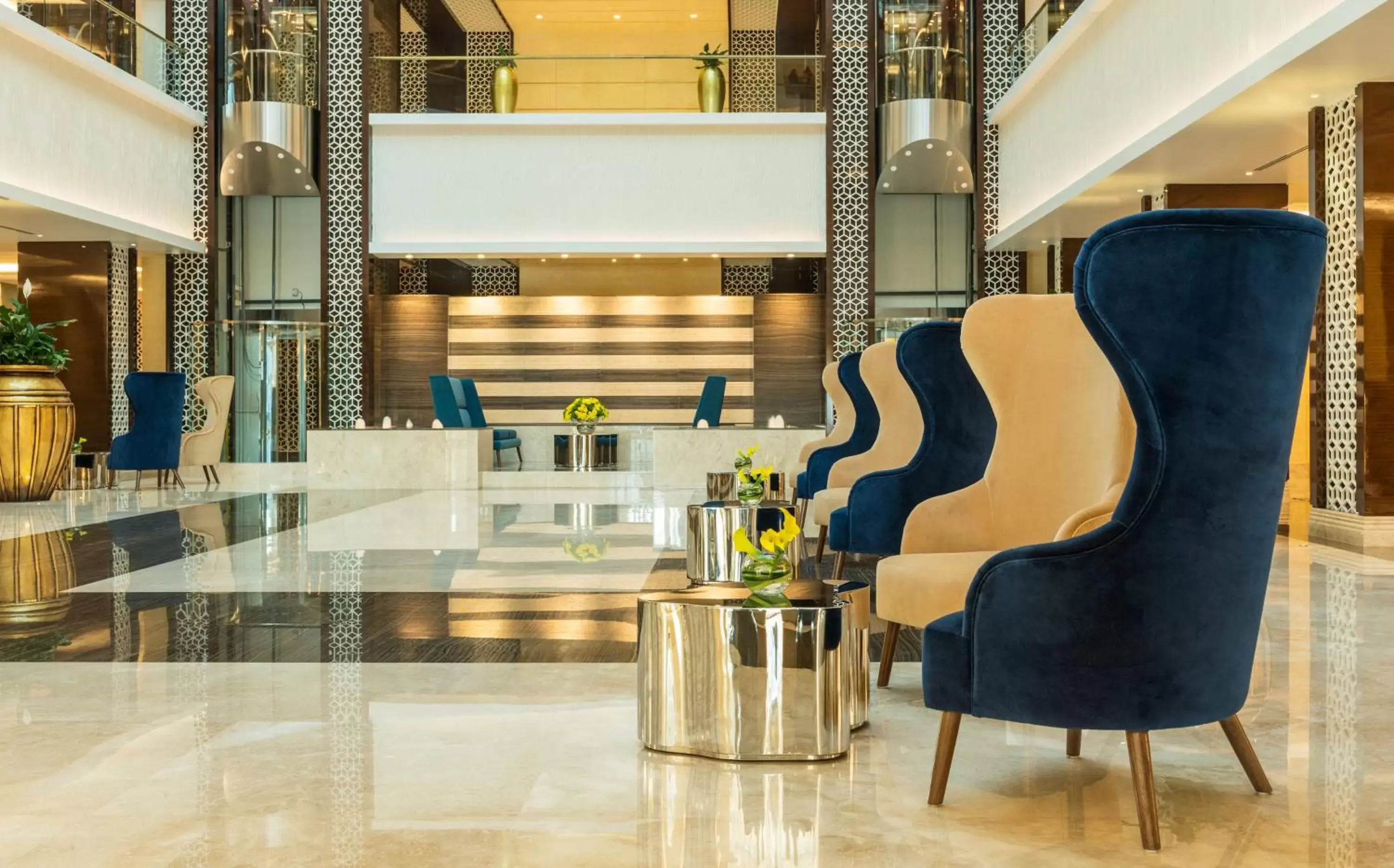 Lobby or reception in Radisson Blu Hotel, Ajman