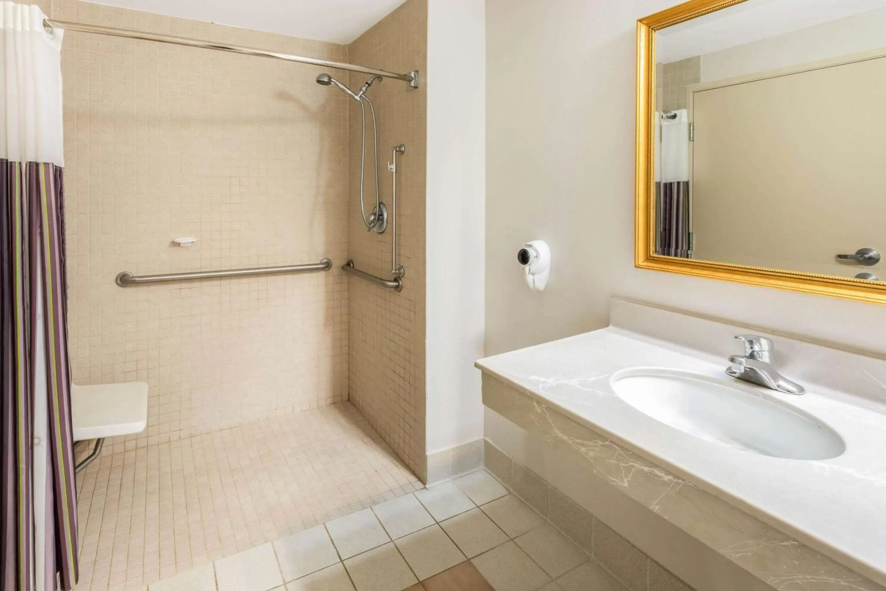 Shower, Bathroom in La Quinta by Wyndham Madison American Center