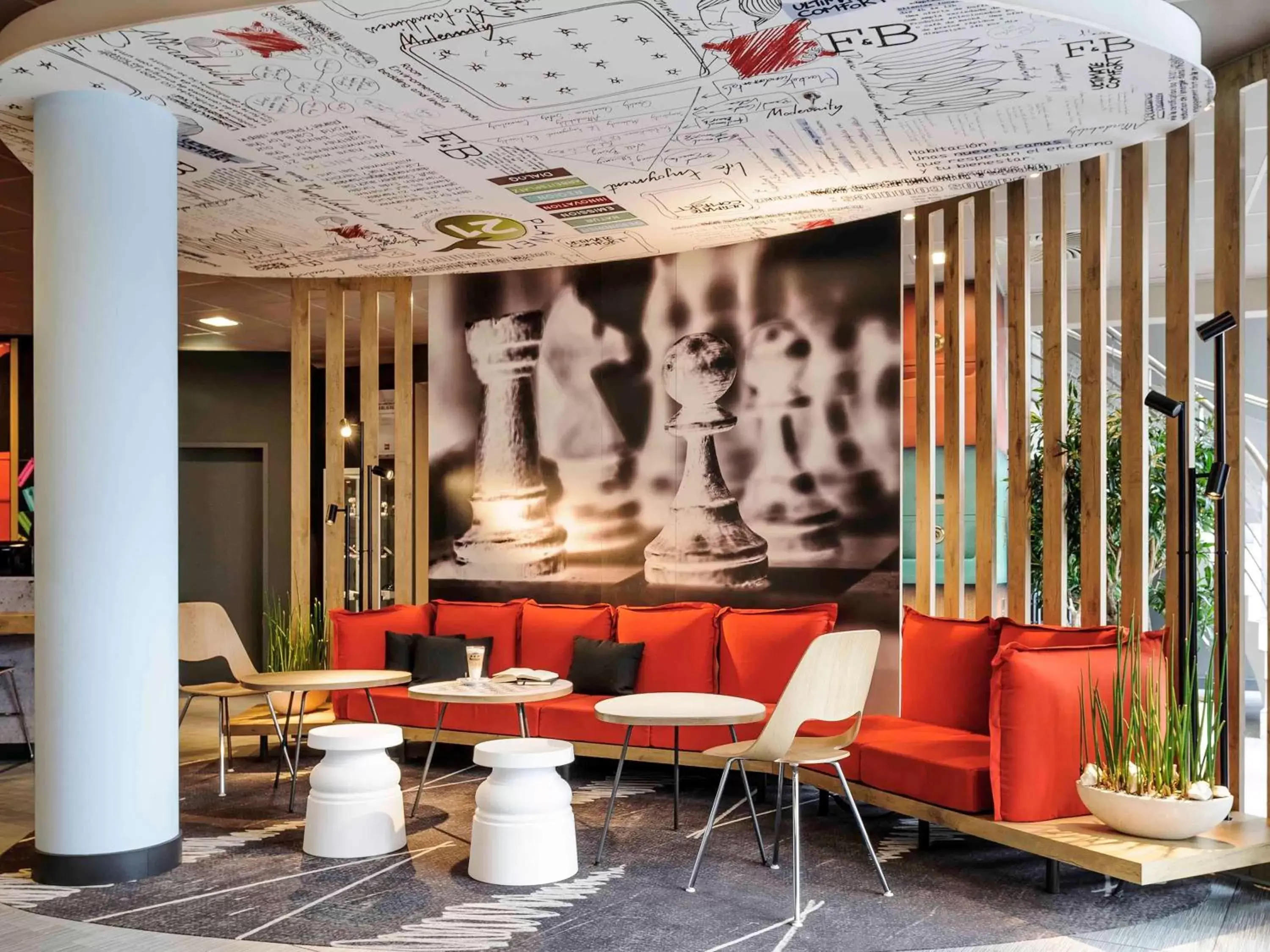 Lounge or bar, Lobby/Reception in ibis Bern Expo