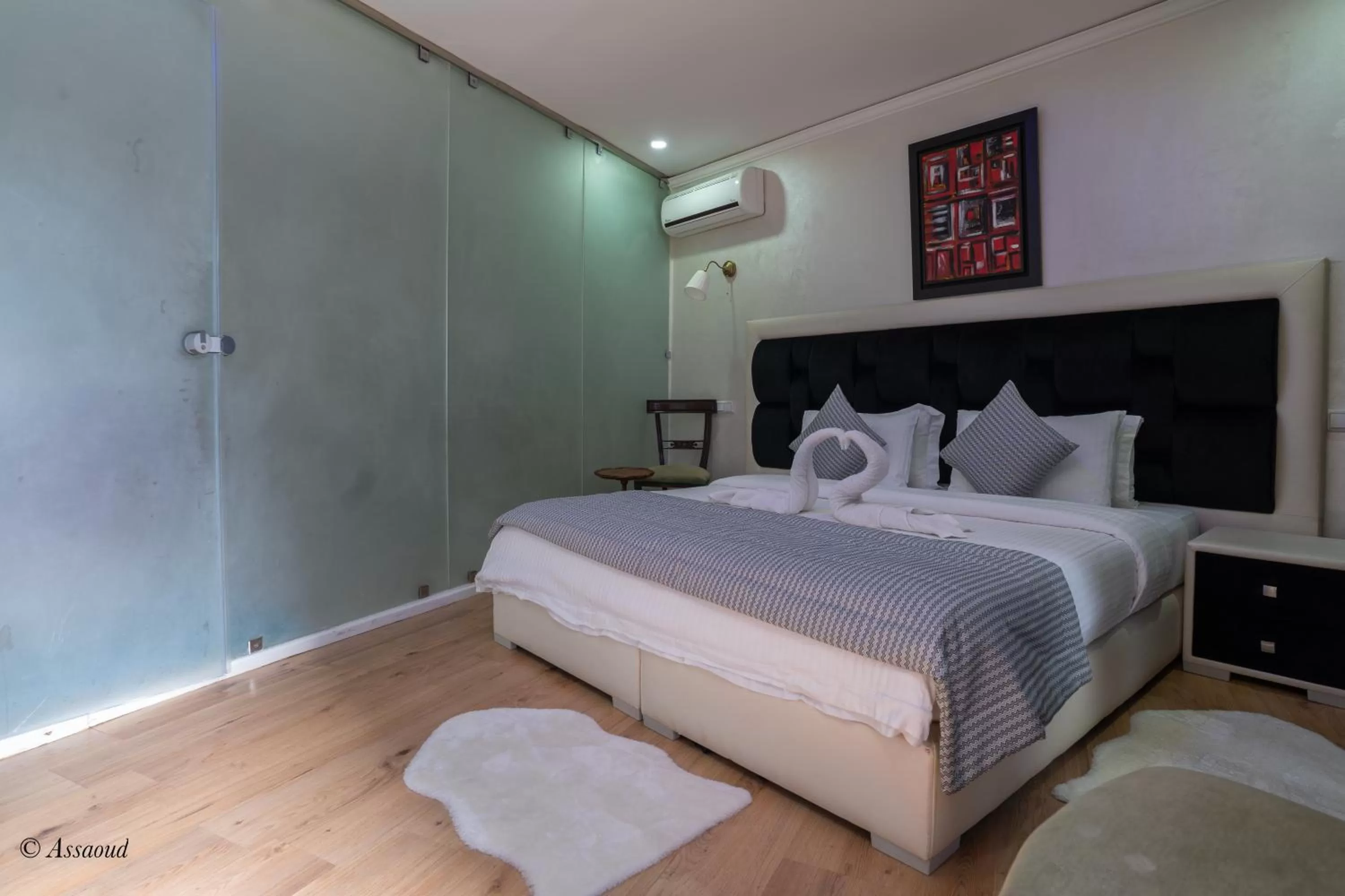 Bed in Hôtel ZIRYAB