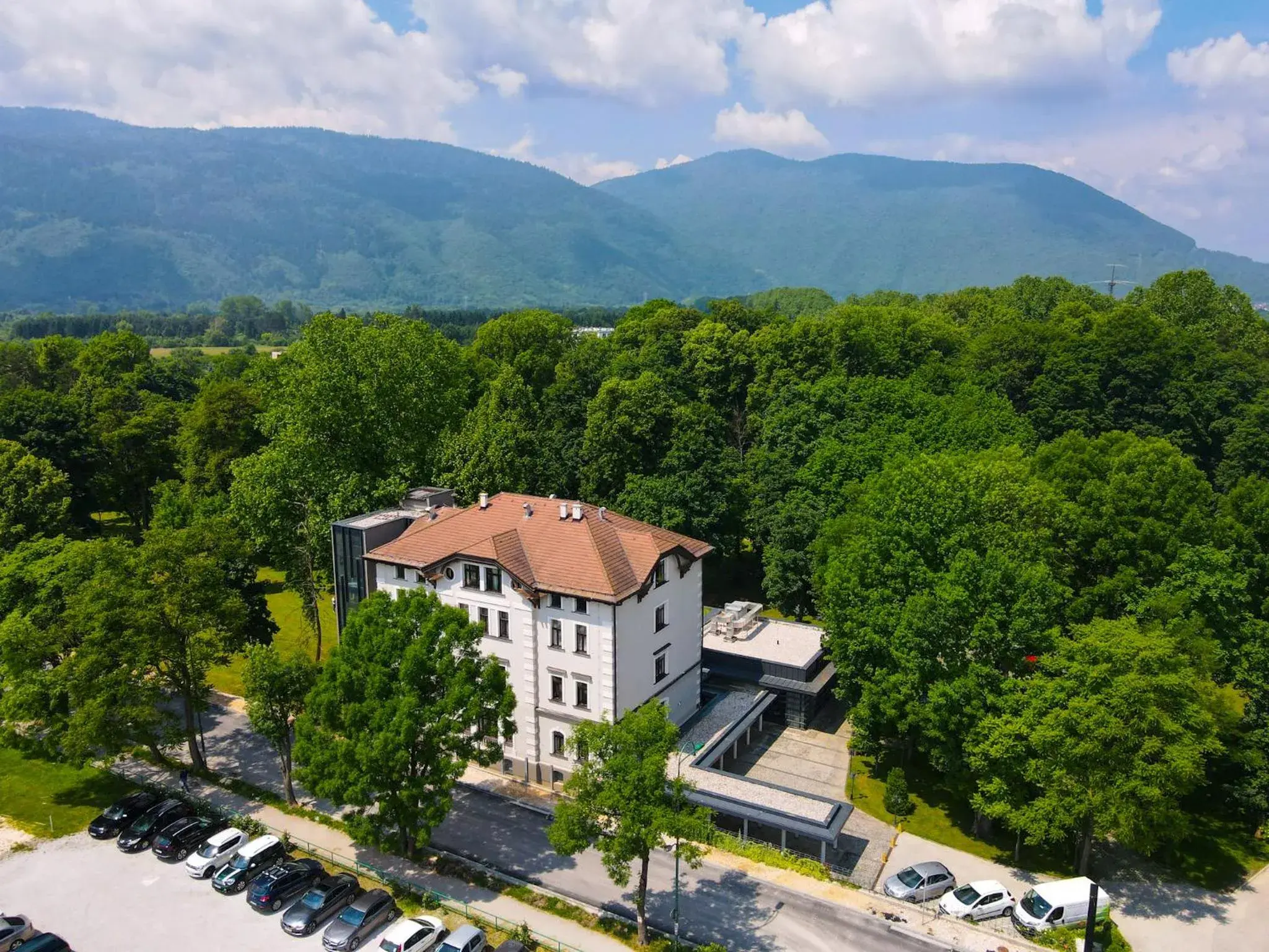 Bird's eye view, Bird's-eye View in Heritage Hotel Krone