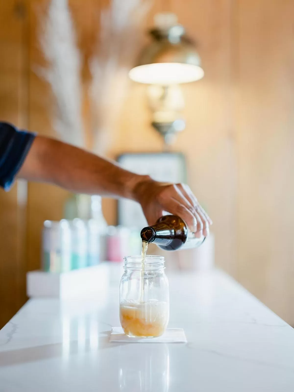 Lounge or bar in Grand Pine Cabins