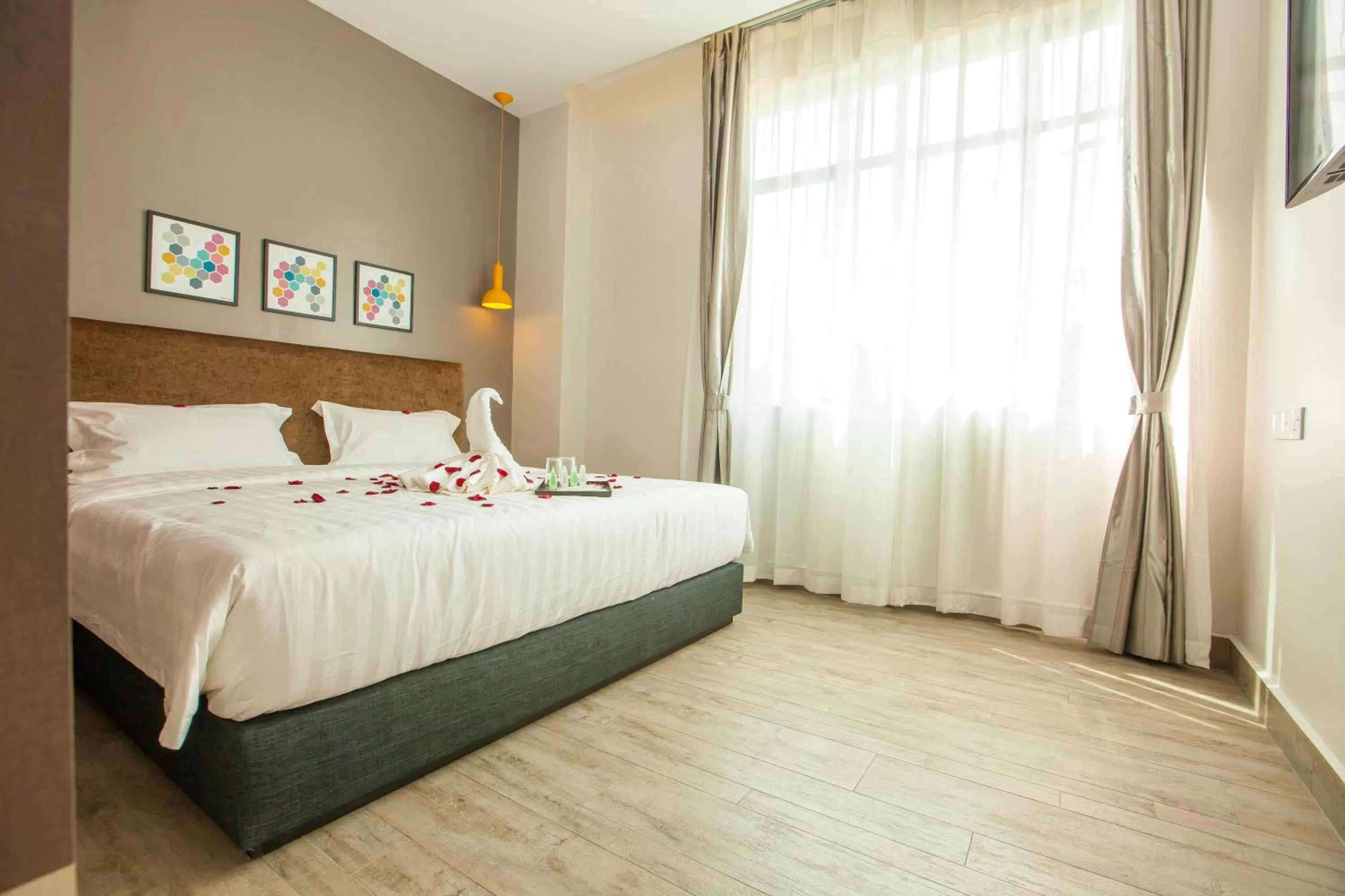 Bed in Bzz Hotel Skudai