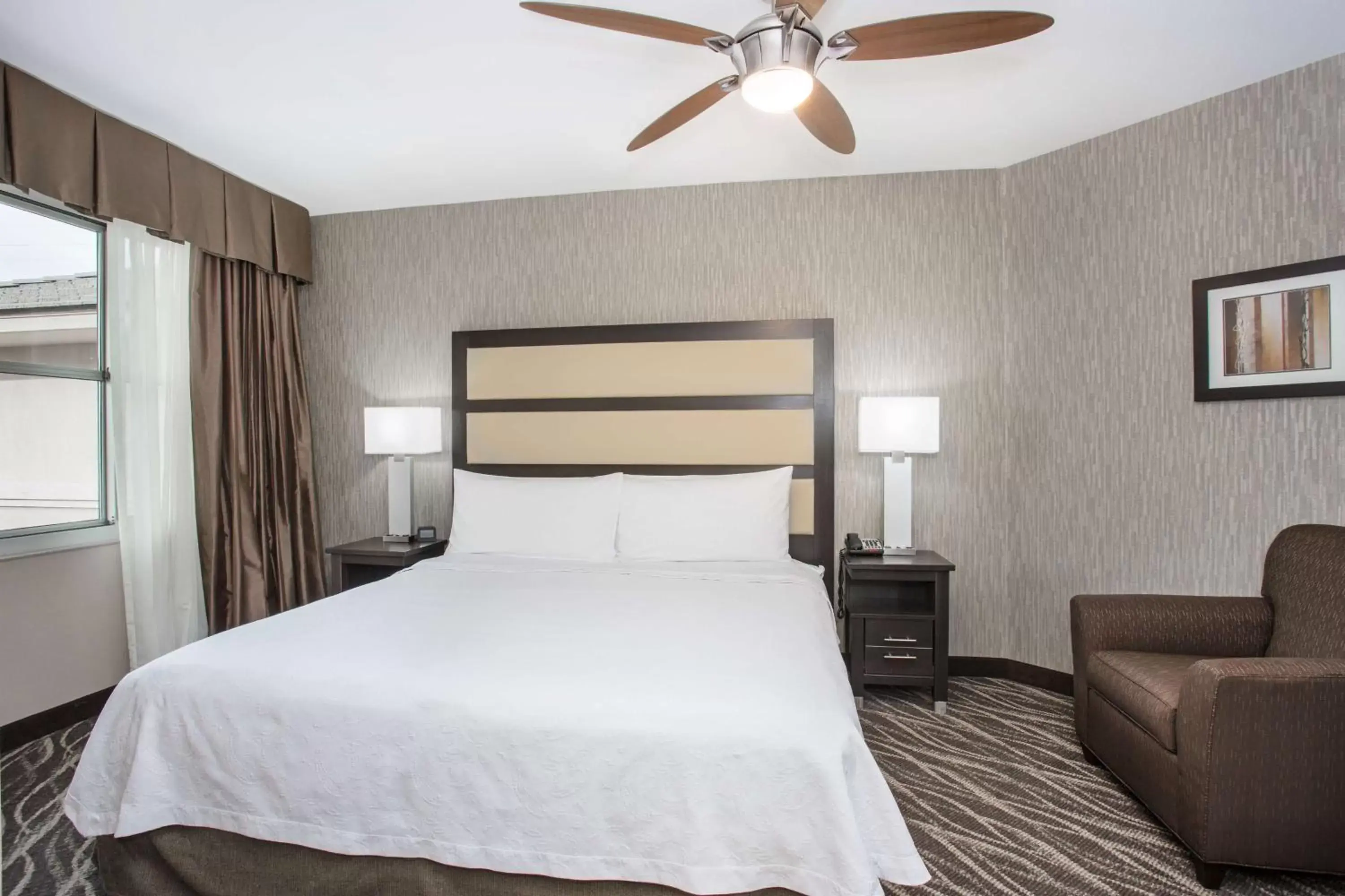 Bed in Homewood Suites by Hilton South Las Vegas