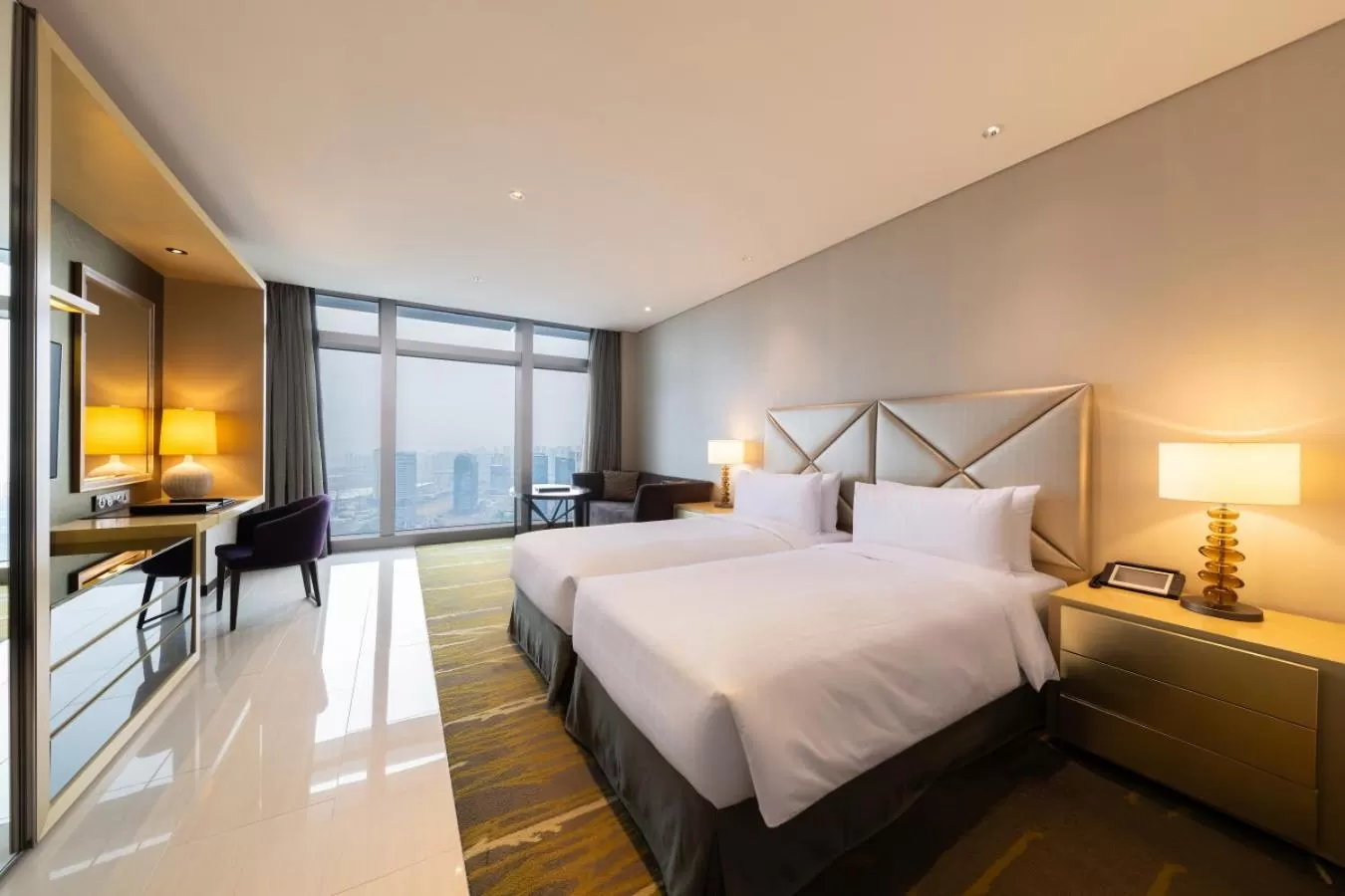 Studio Deluxe Twin in Oakwood Premier Incheon