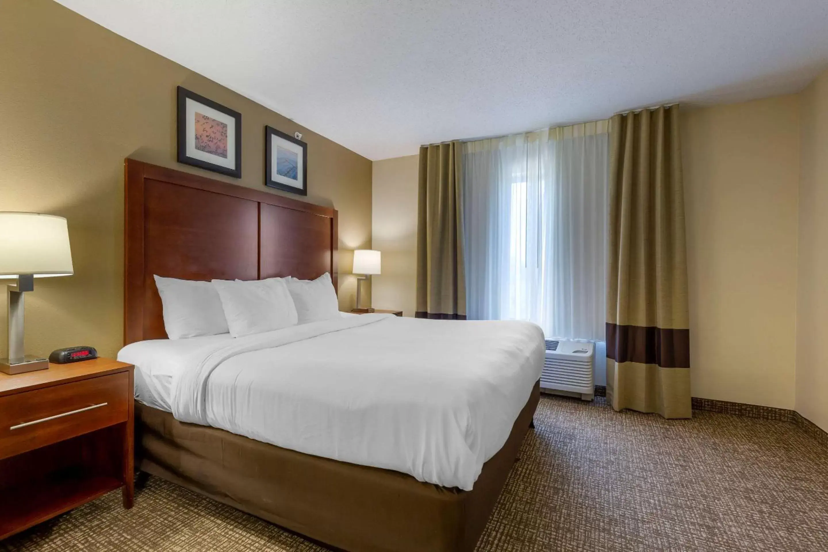 Photo of the whole room, Bed in Comfort Inn & Suites Cambridge