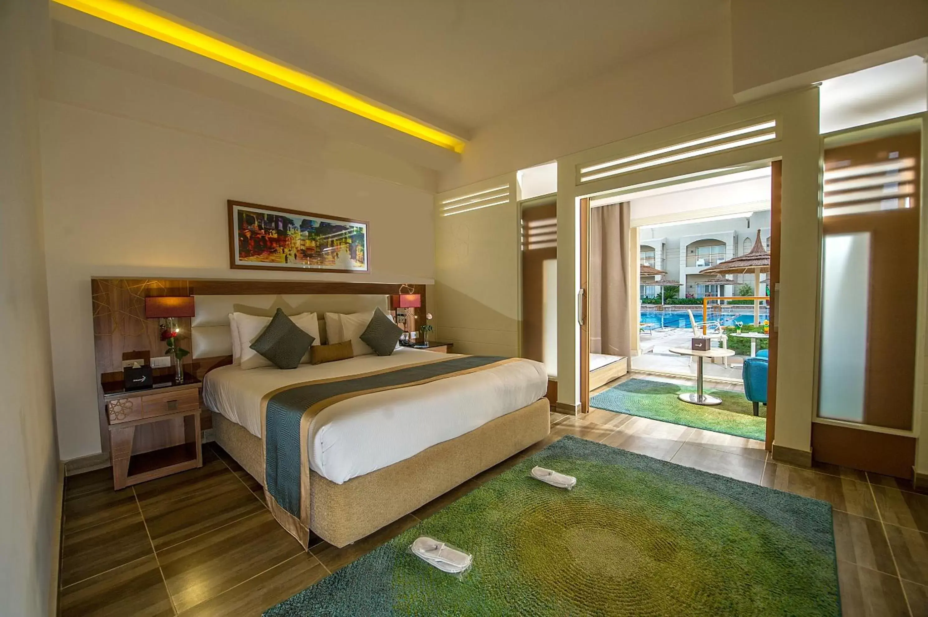 Bedroom, Bed in Pickalbatros Aqua Park Sharm El Sheikh