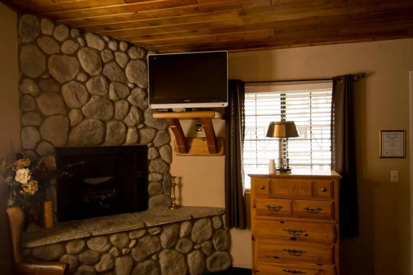 TV/Entertainment Center in Black Forest Lodge