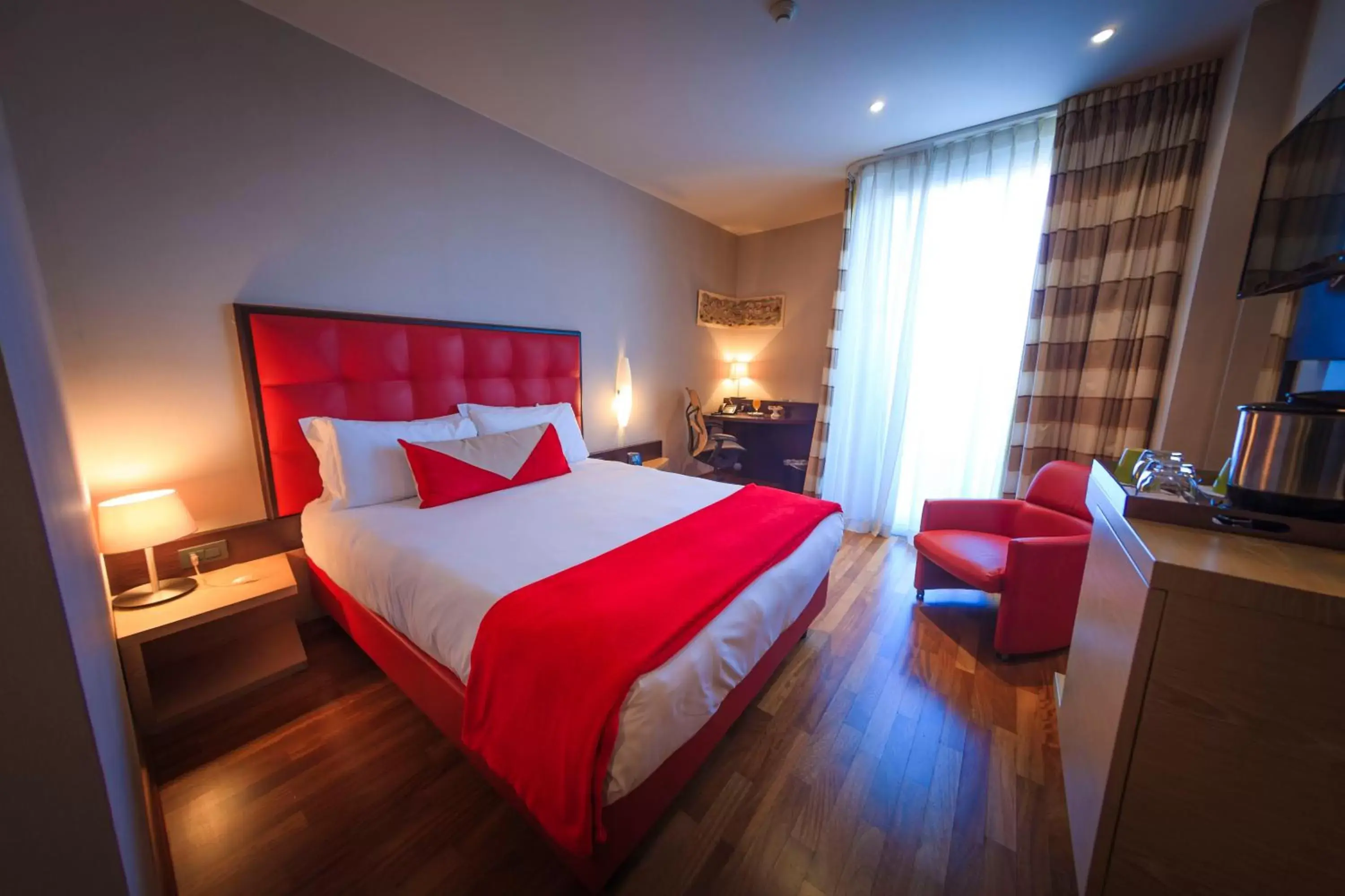Bed in UNAHOTELS MH Matera