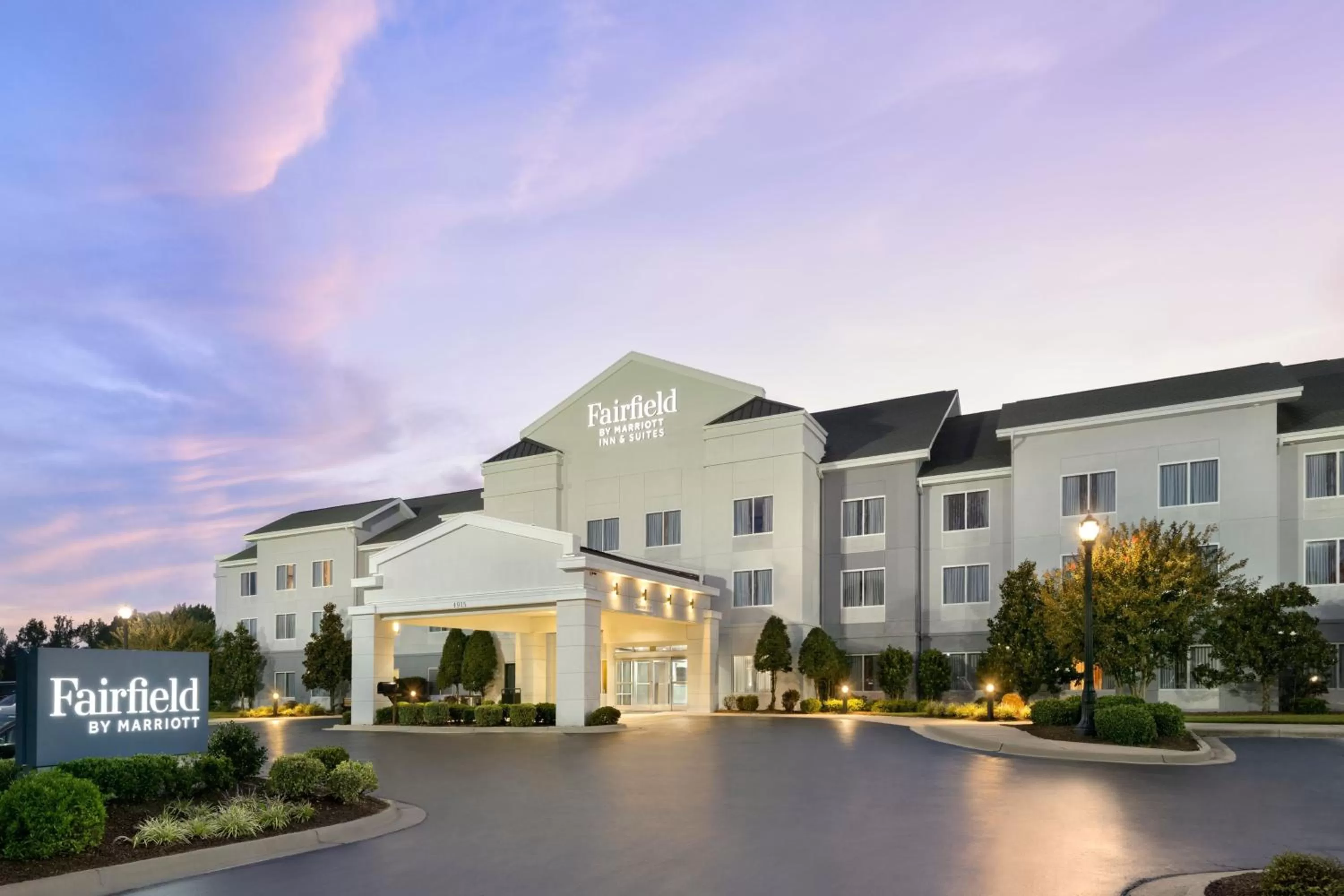 Property building in Fairfield Inn and Suites Wilson