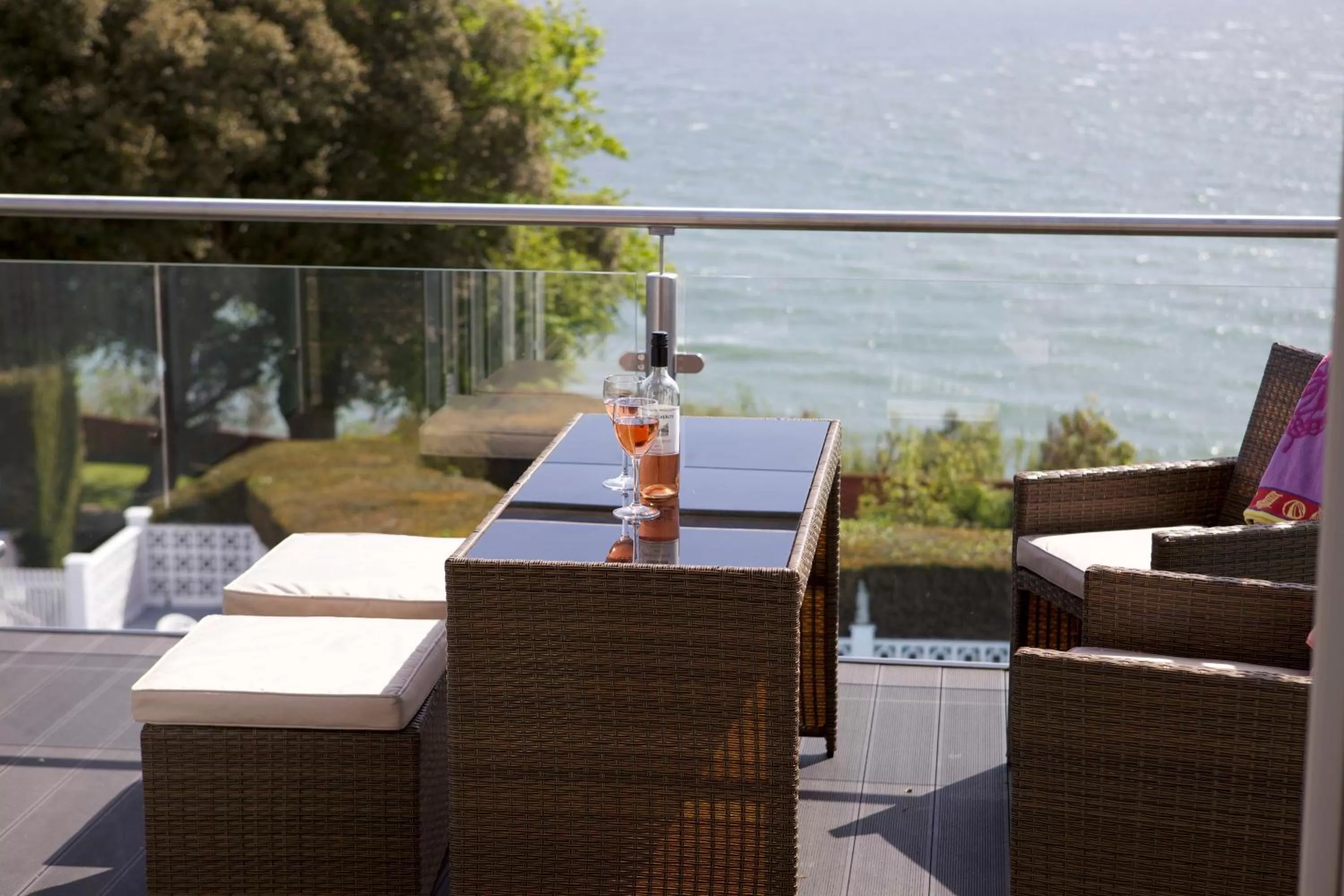 Sea view in Luccombe Hall Hotel