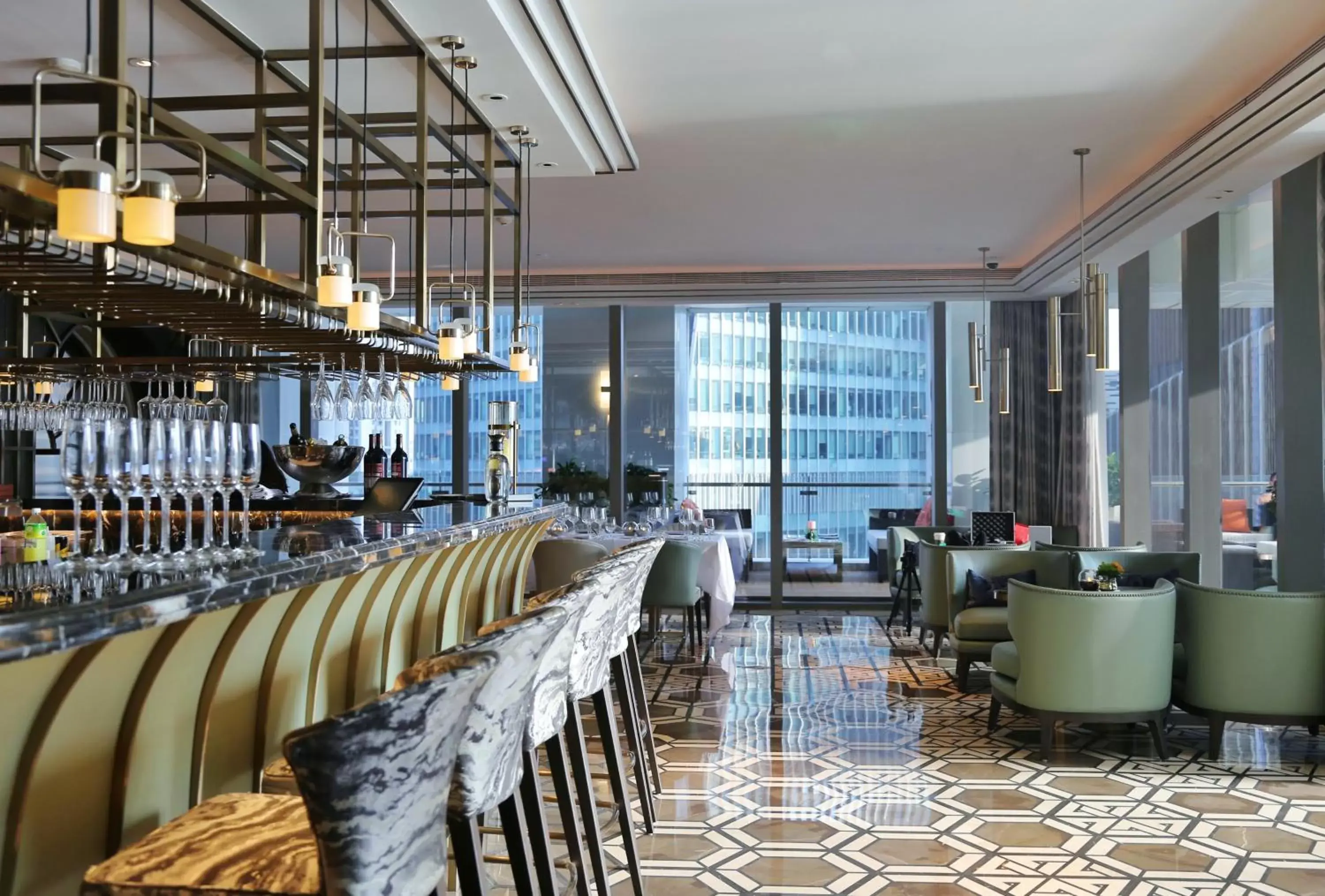 Lounge or bar in Jumeirah Guangzhou Lounge or bar in Jumeirah Guangzhou