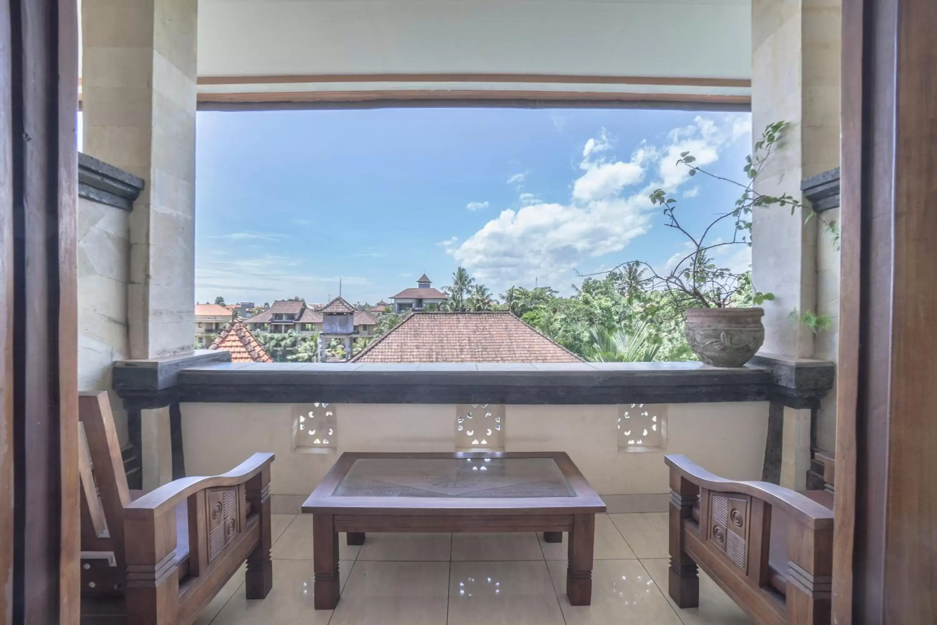 Balcony/Terrace in Ubud Sensasi Bungalow