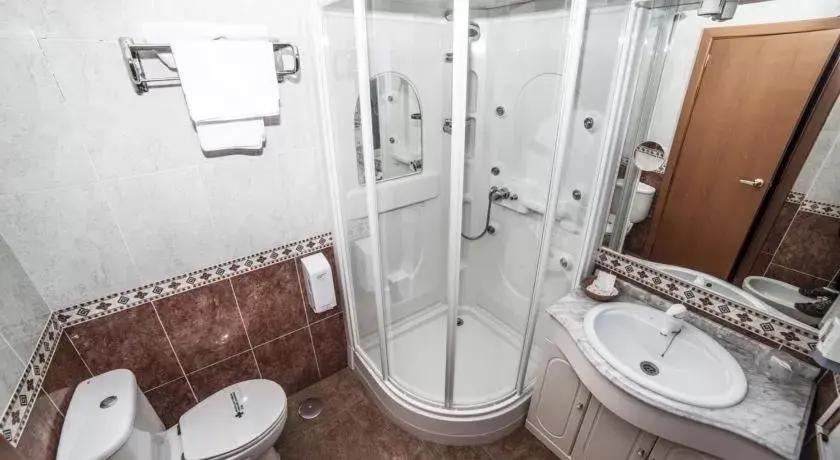 Shower, Bathroom in Hotel Real de Castilla
