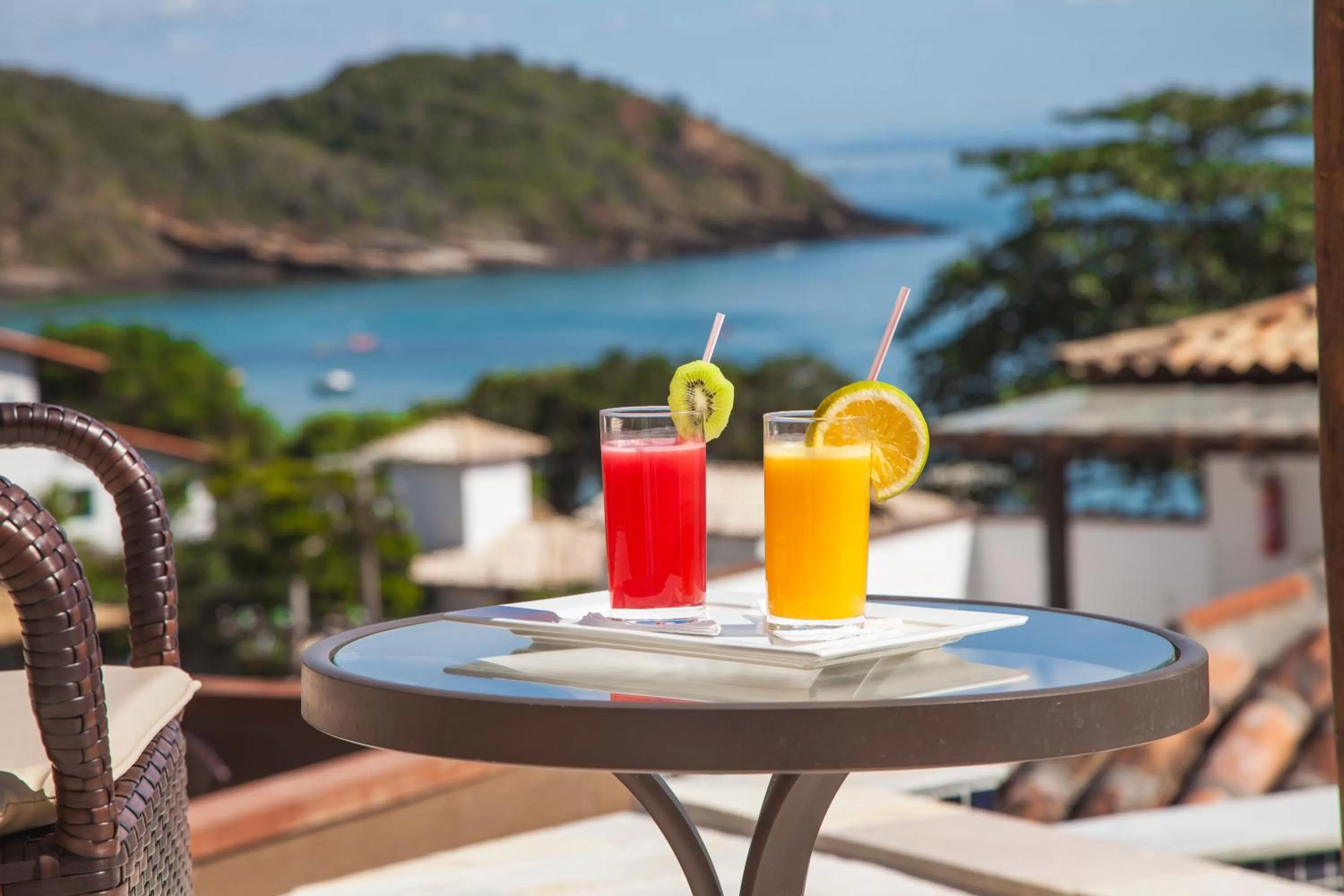Balcony/Terrace in Pousada Praia João Fernandes