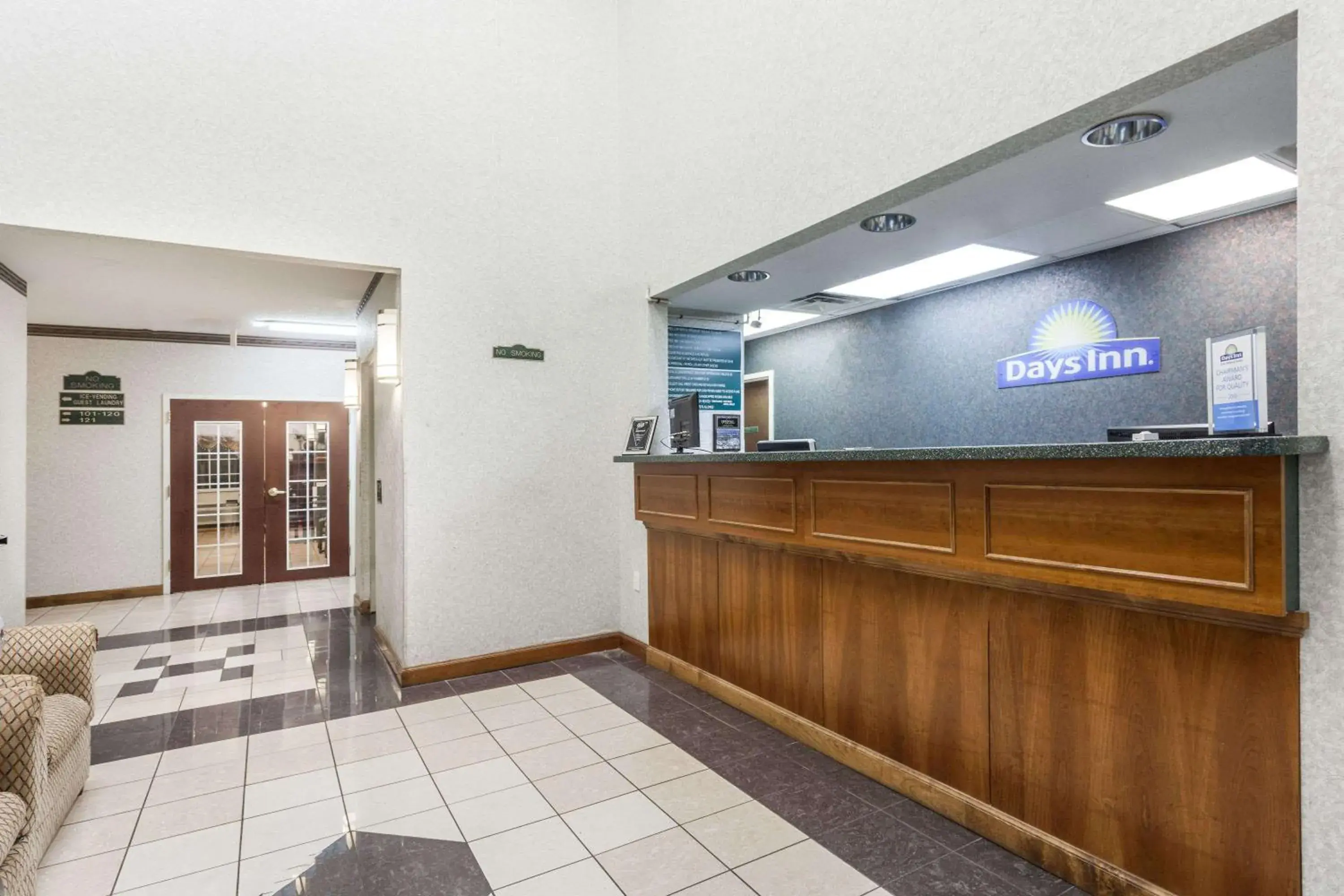 Lobby or reception in Days Inn & Suites by Wyndham Huntsville Lobby or reception in Days Inn & Suites by Wyndham Huntsville