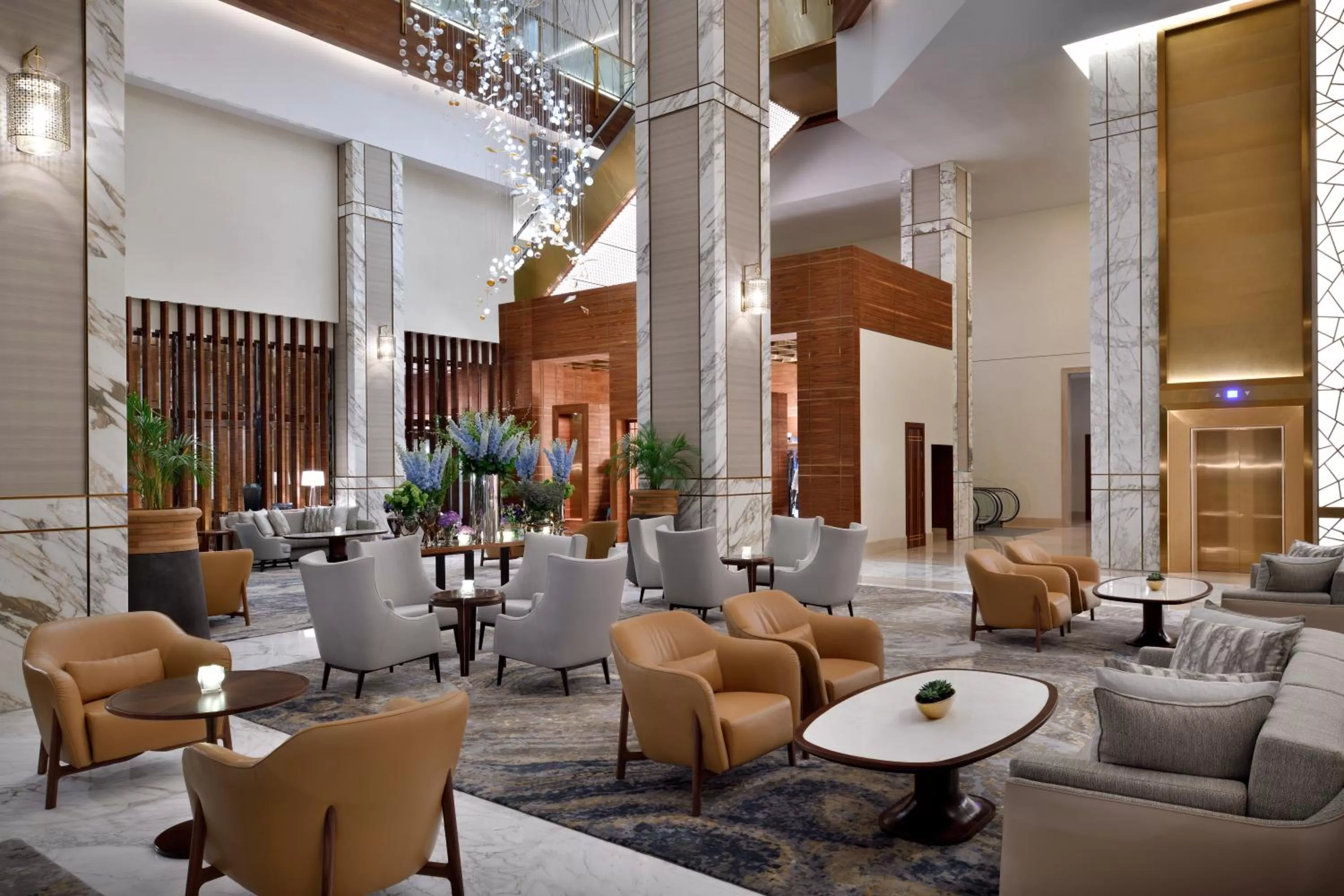 Lobby or reception in Grand Plaza Mövenpick Media City