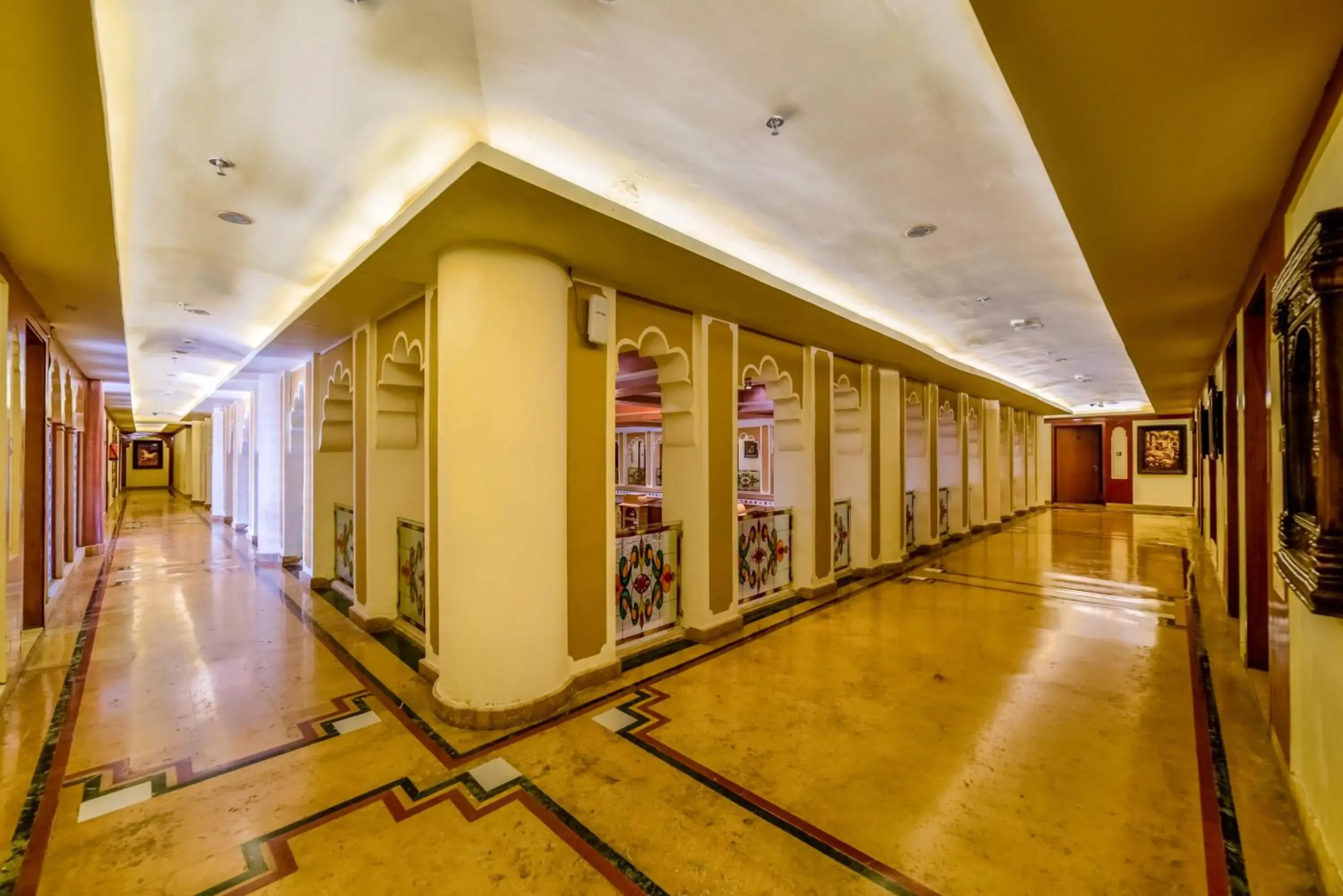 Lobby or reception in Chokhi Dhani - The Palace Hotel