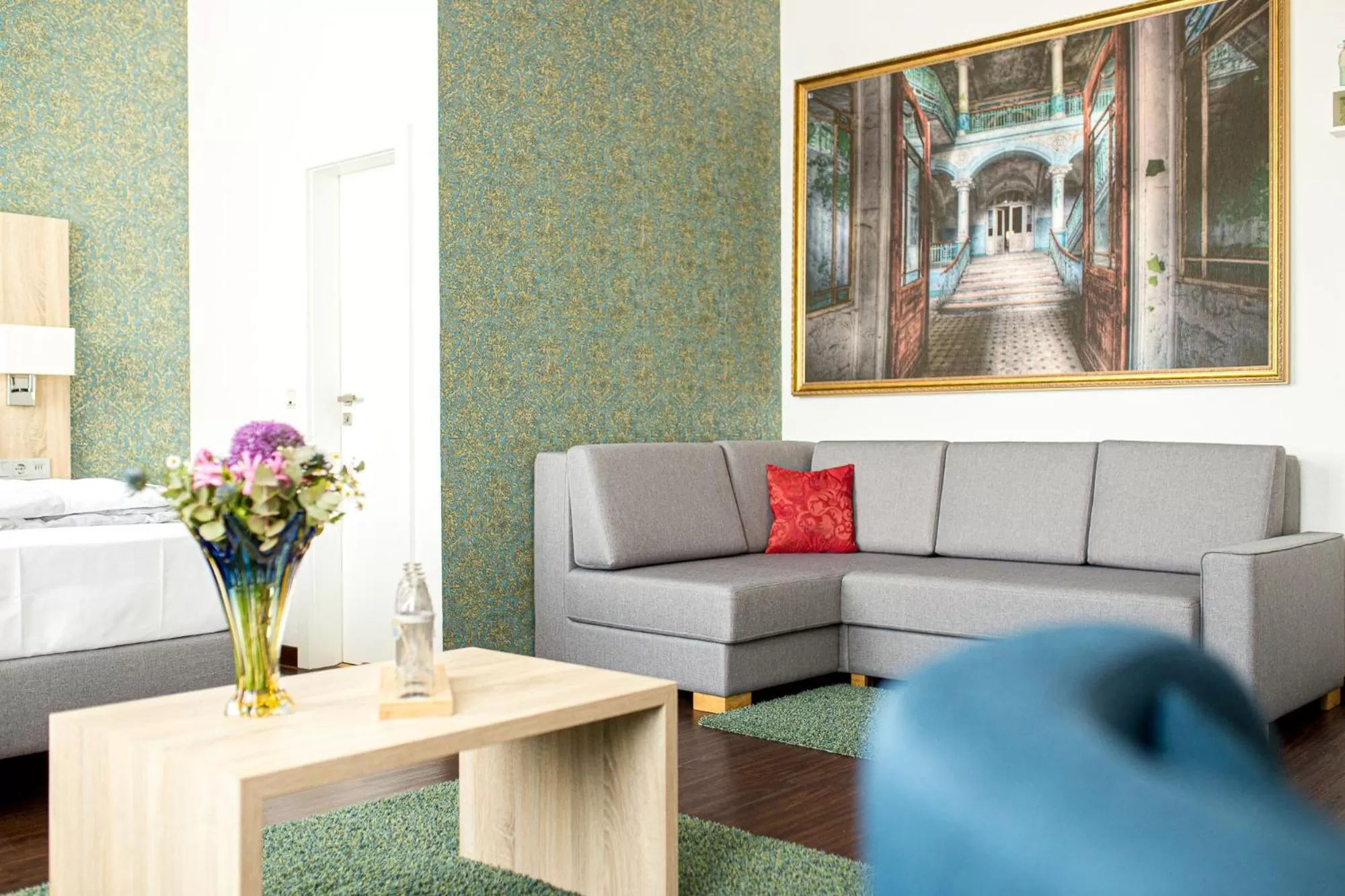 Living room in Pallas Hotel