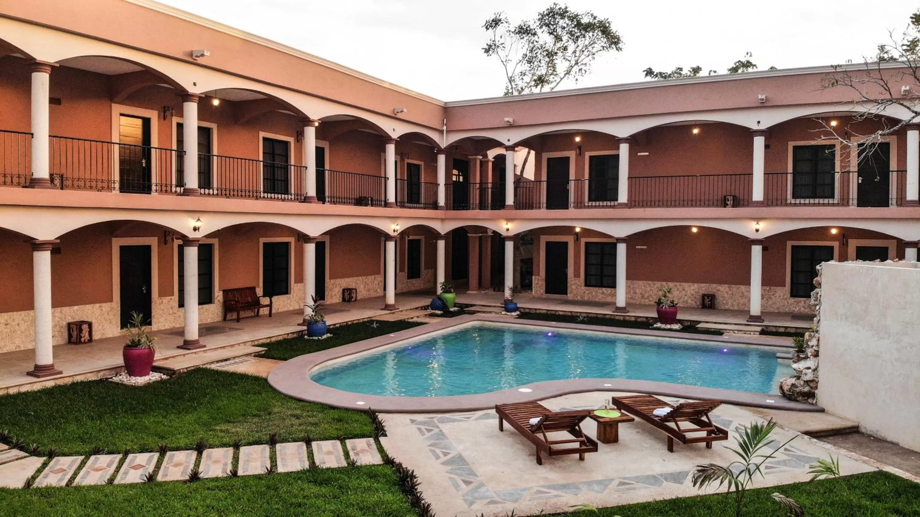 Property building in Hotel Los Frailes, Valladolid, Yucatán