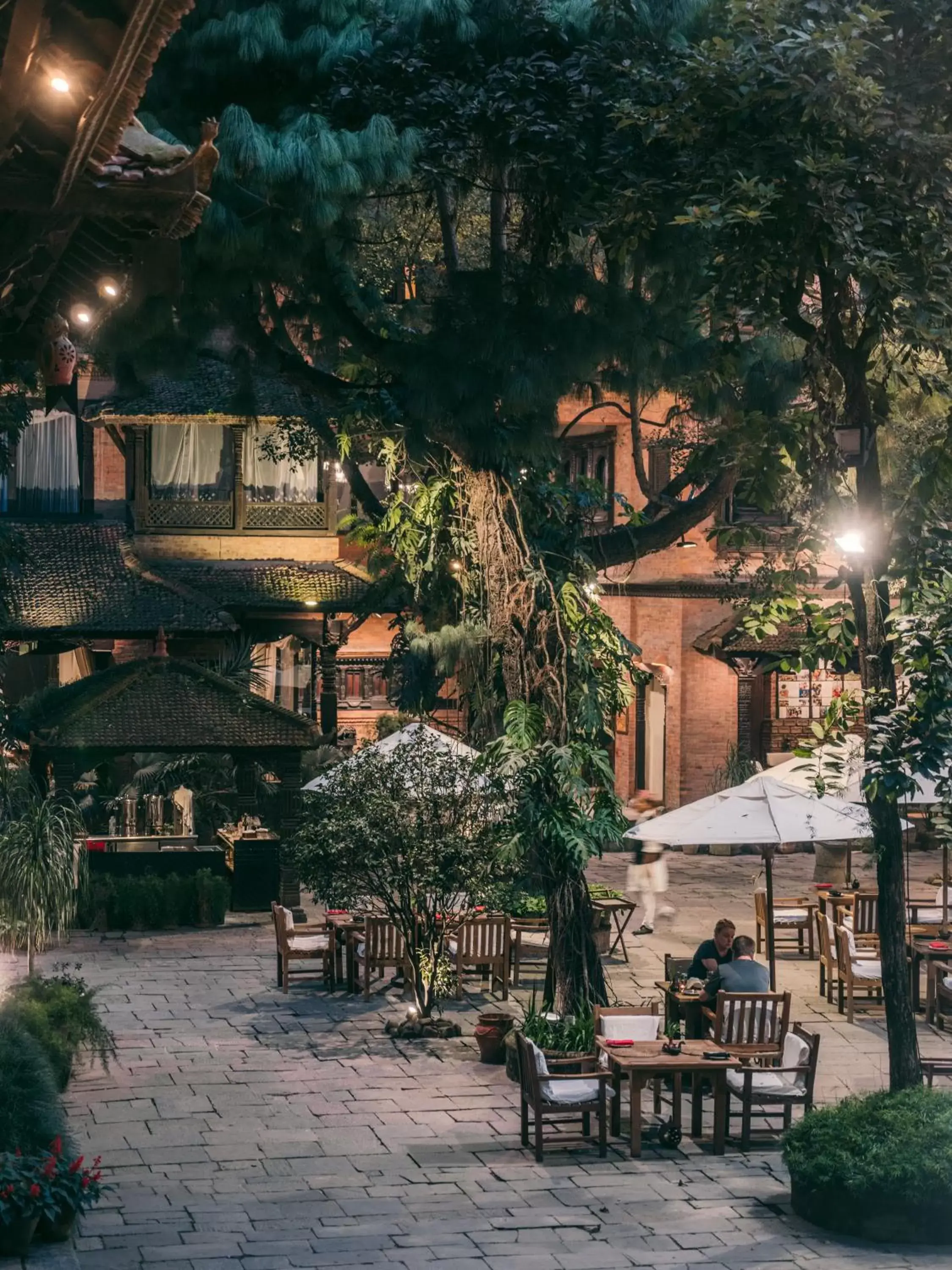 Garden view, Property Building in The Dwarika's Hotel