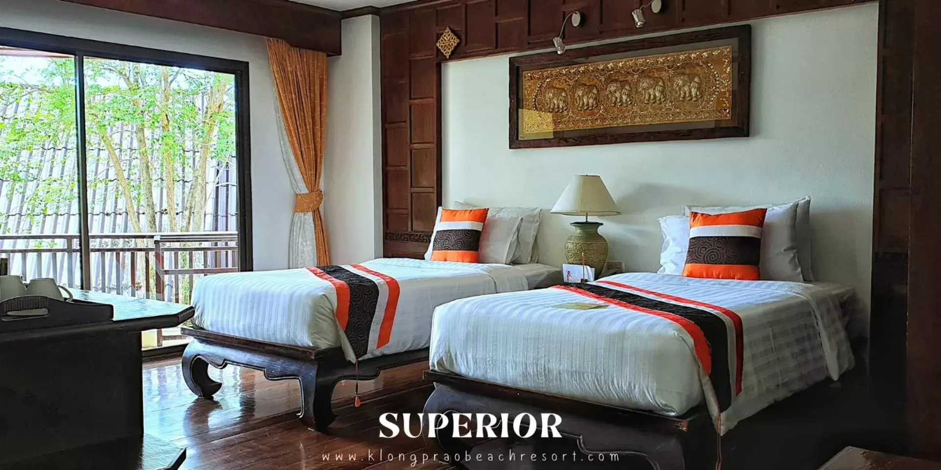 Superior Twin Room in Klong Prao Resort - SHA Extra Plus