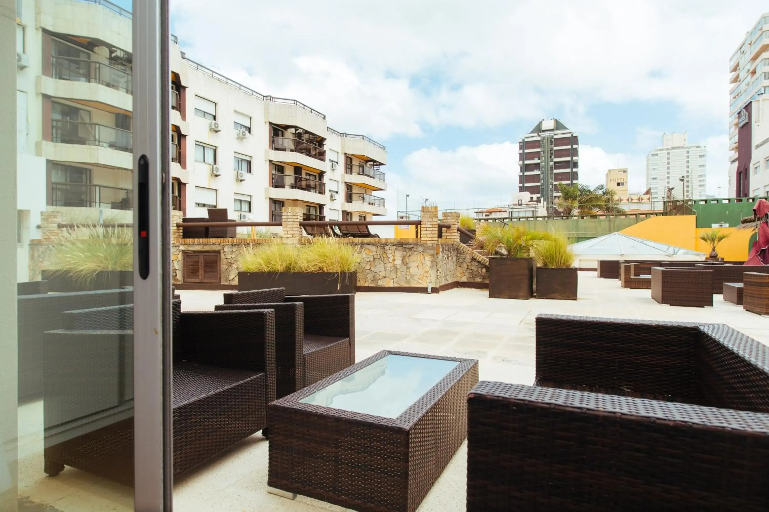 Patio in Golden Beach Resort & Spa