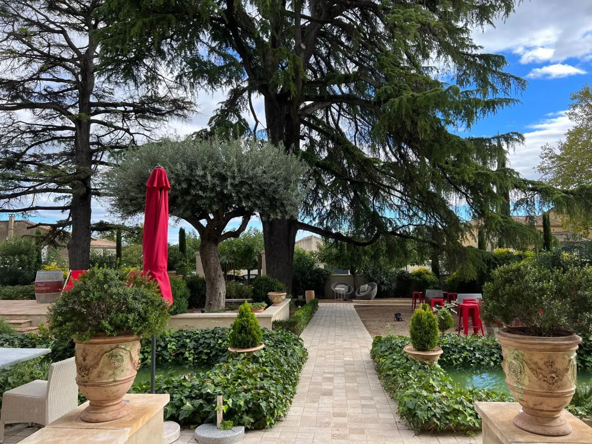 Garden in Villa Montesquieu