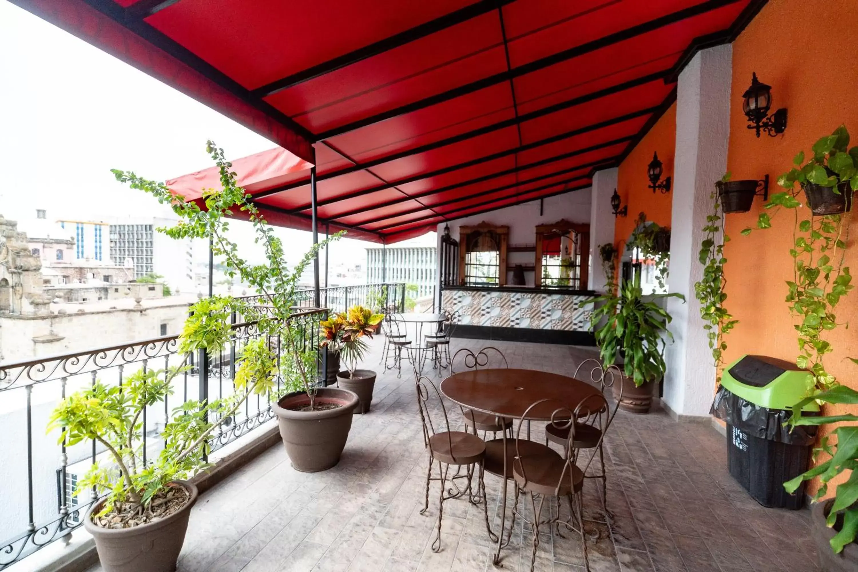 Balcony/Terrace in Hotel Santiago De Compostela - Guadalajara Centro Historico