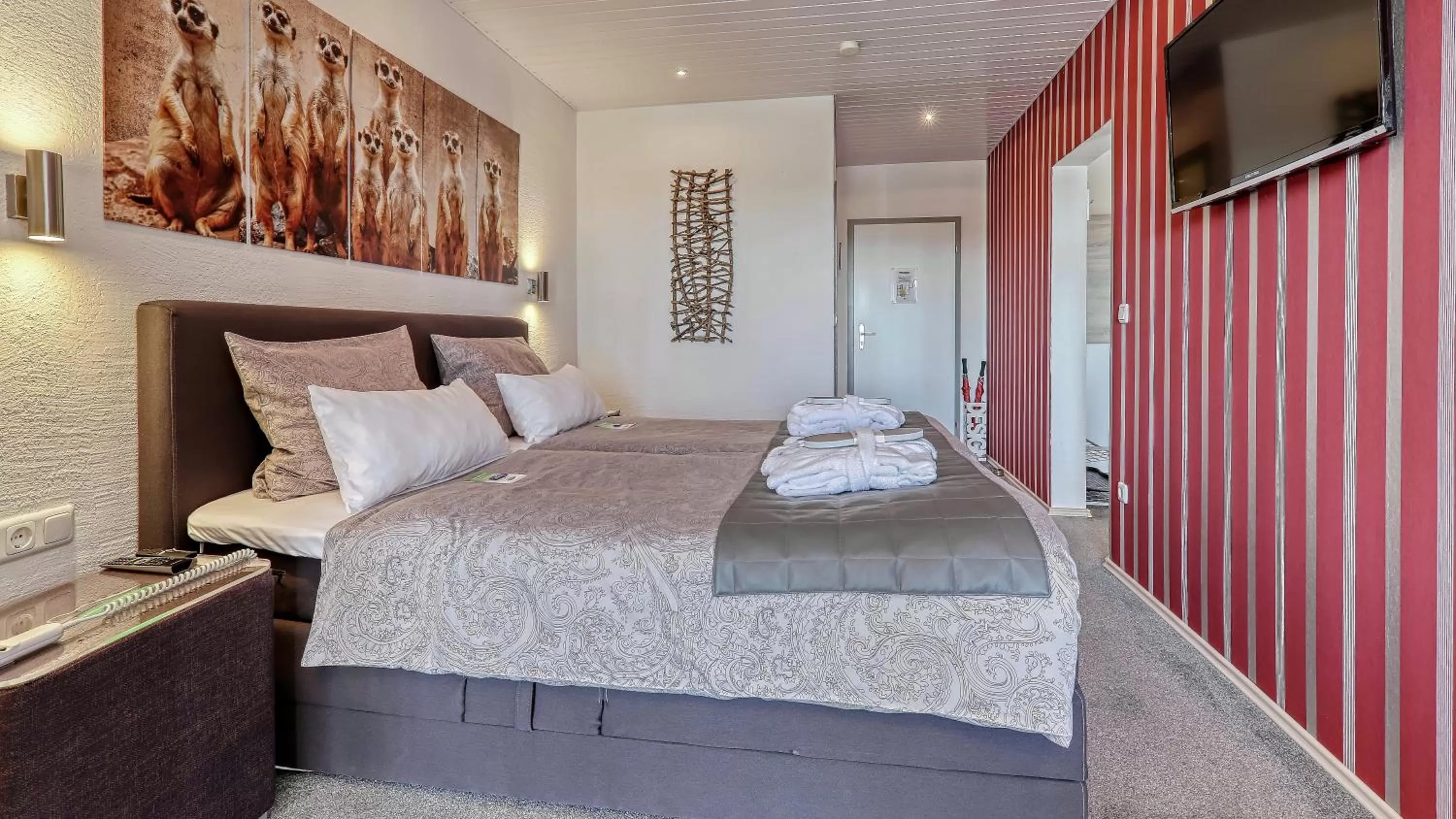 Bedroom, Bed in Suit' & Frühstück Zum Latschen - Adults Only